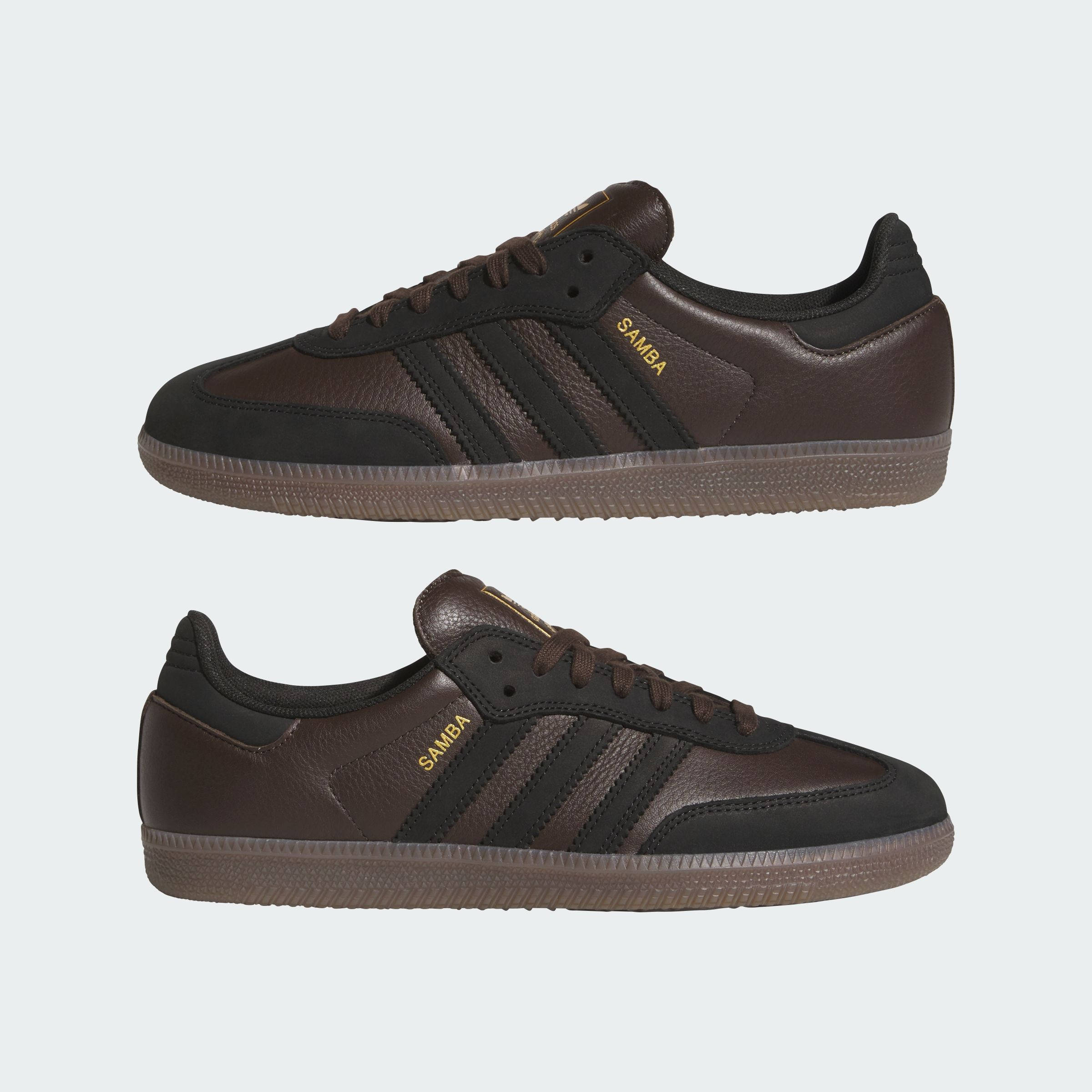adidas Samba ADV Dark Brown Black Gum KJ0263 feature