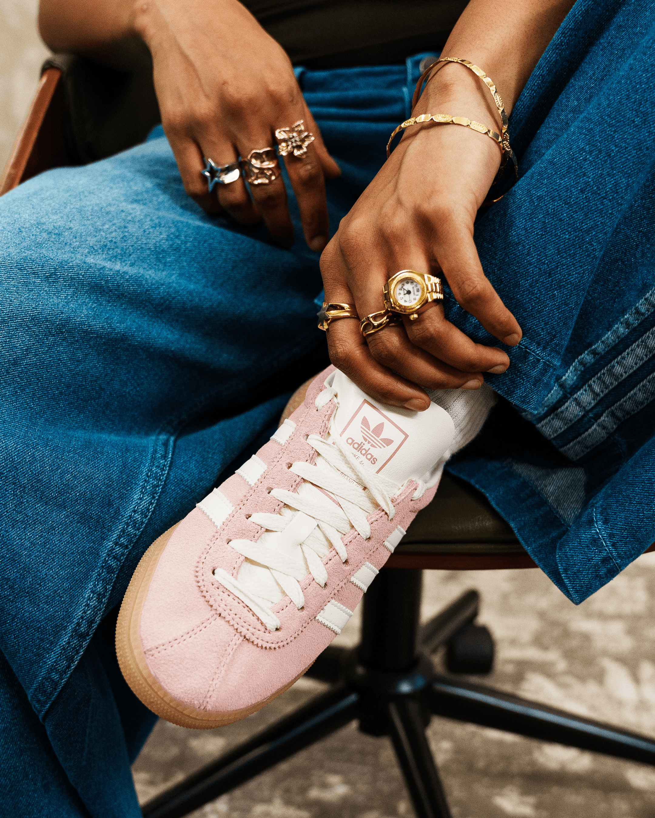Muenchen Shoes (Wonder Mauve / Off White / Silver Metallic)
