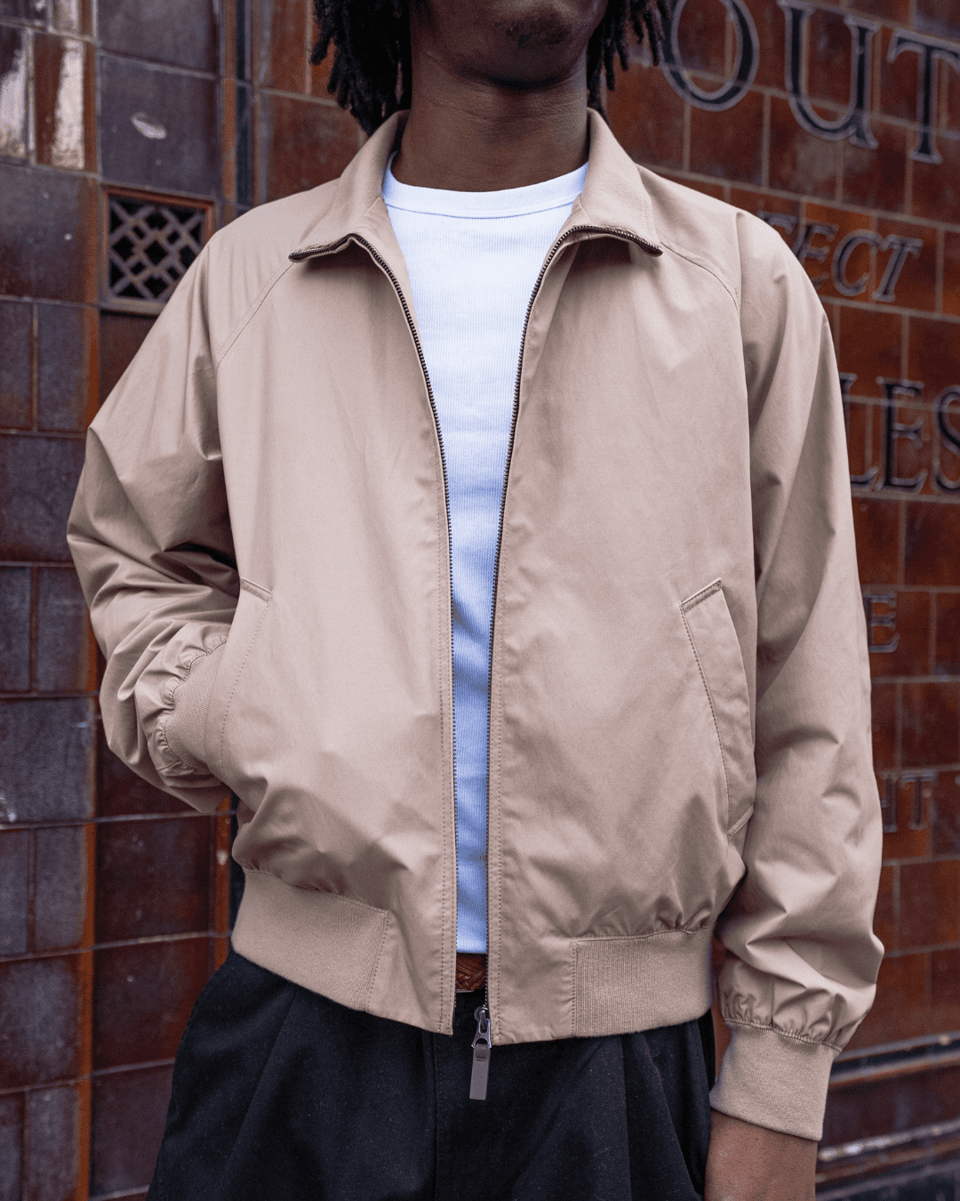 Harrington Jacket Beige