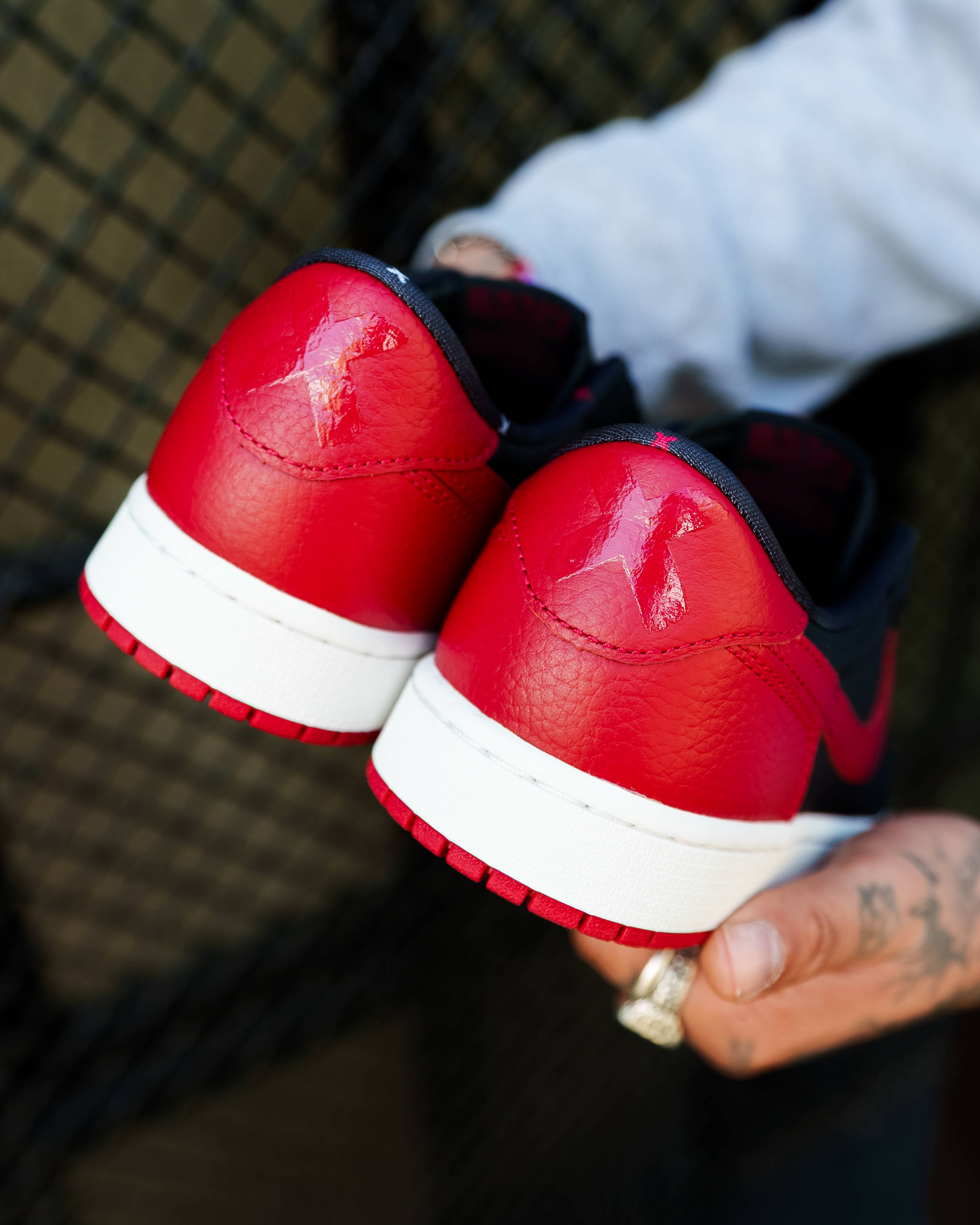 air jordan 1 x on the heel