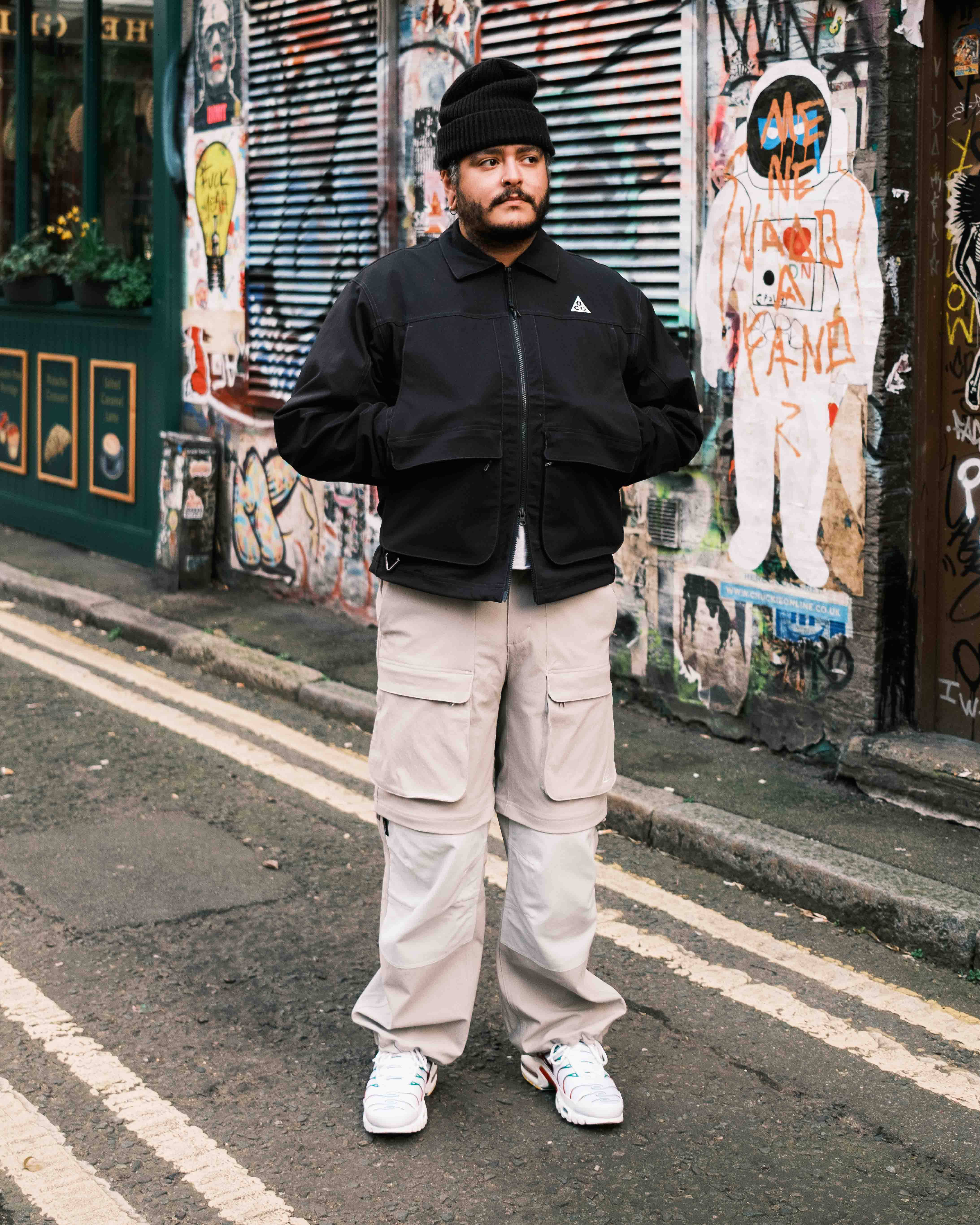 ACG Cropped Bomber jacket styled