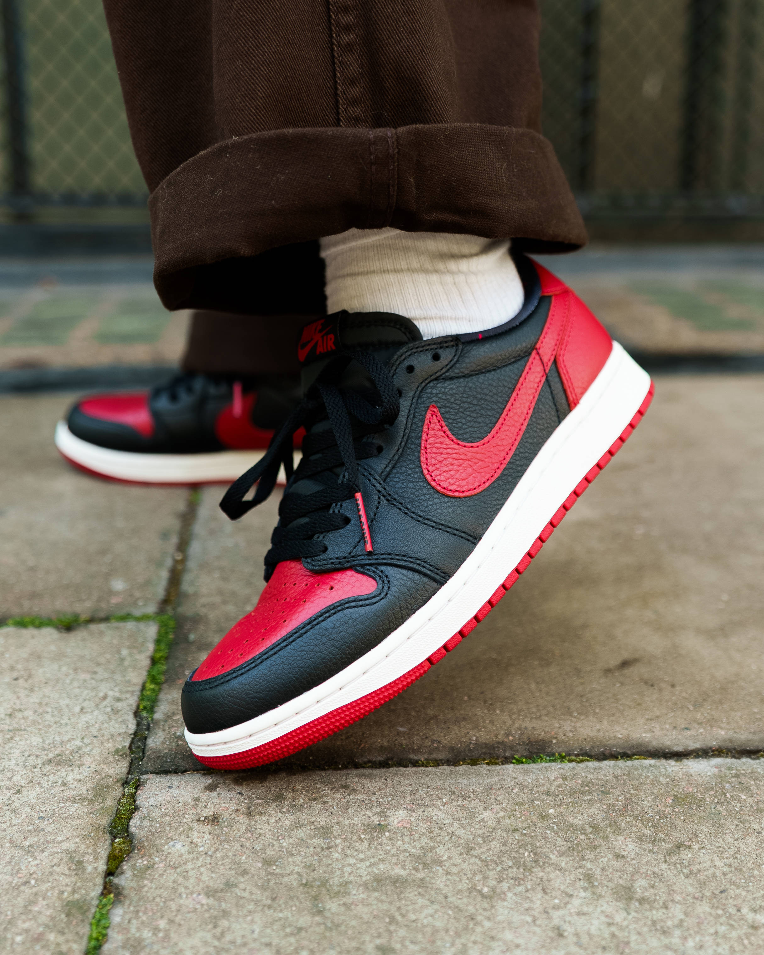 aj1 shot on foot