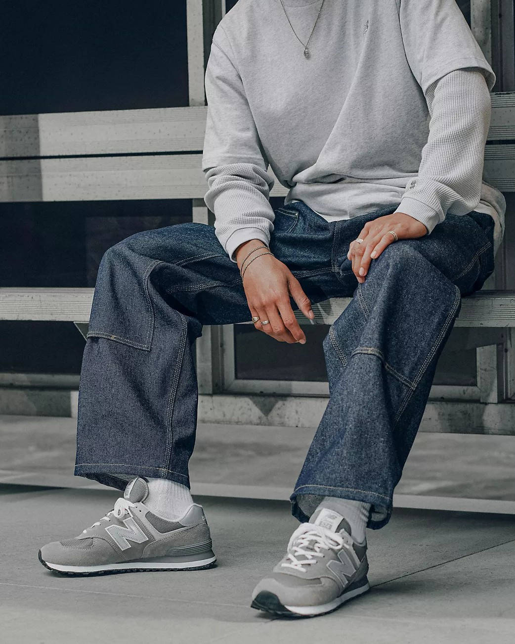 new balance 574 editorial mens styled