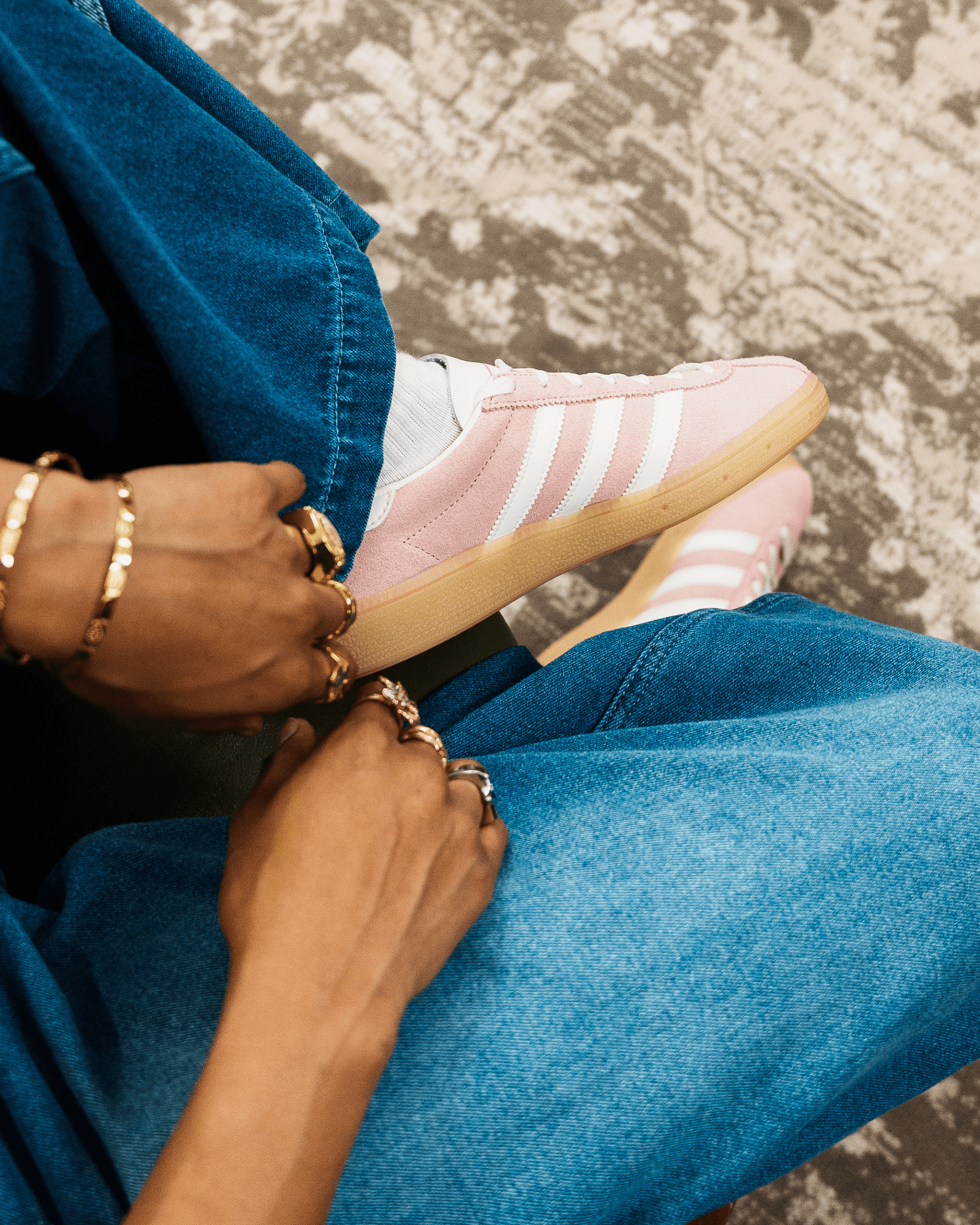 Muenchen Shoes (Wonder Mauve / Off White / Silver Metallic)