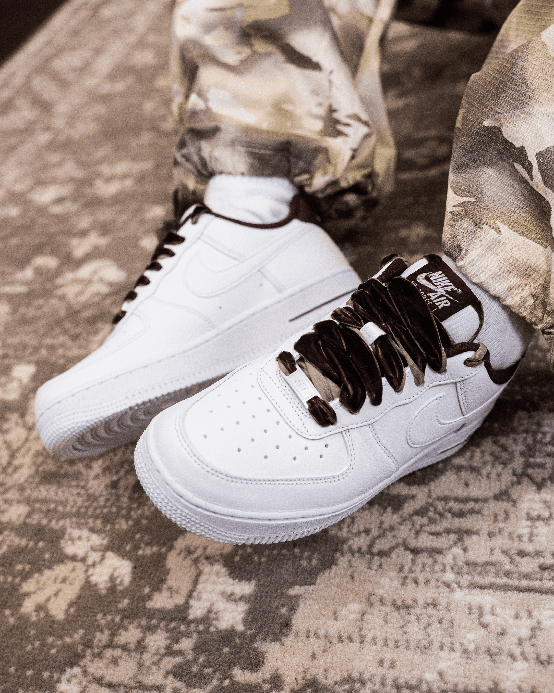 Nike Air Force 1 '07 Velvet Lace Burgundy
