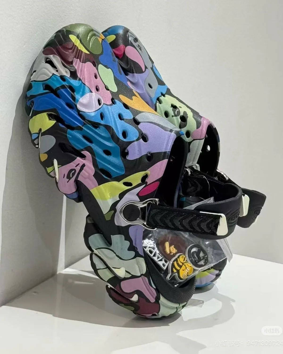 BAPE x Crocs Echo Clog 2 Black Multi front