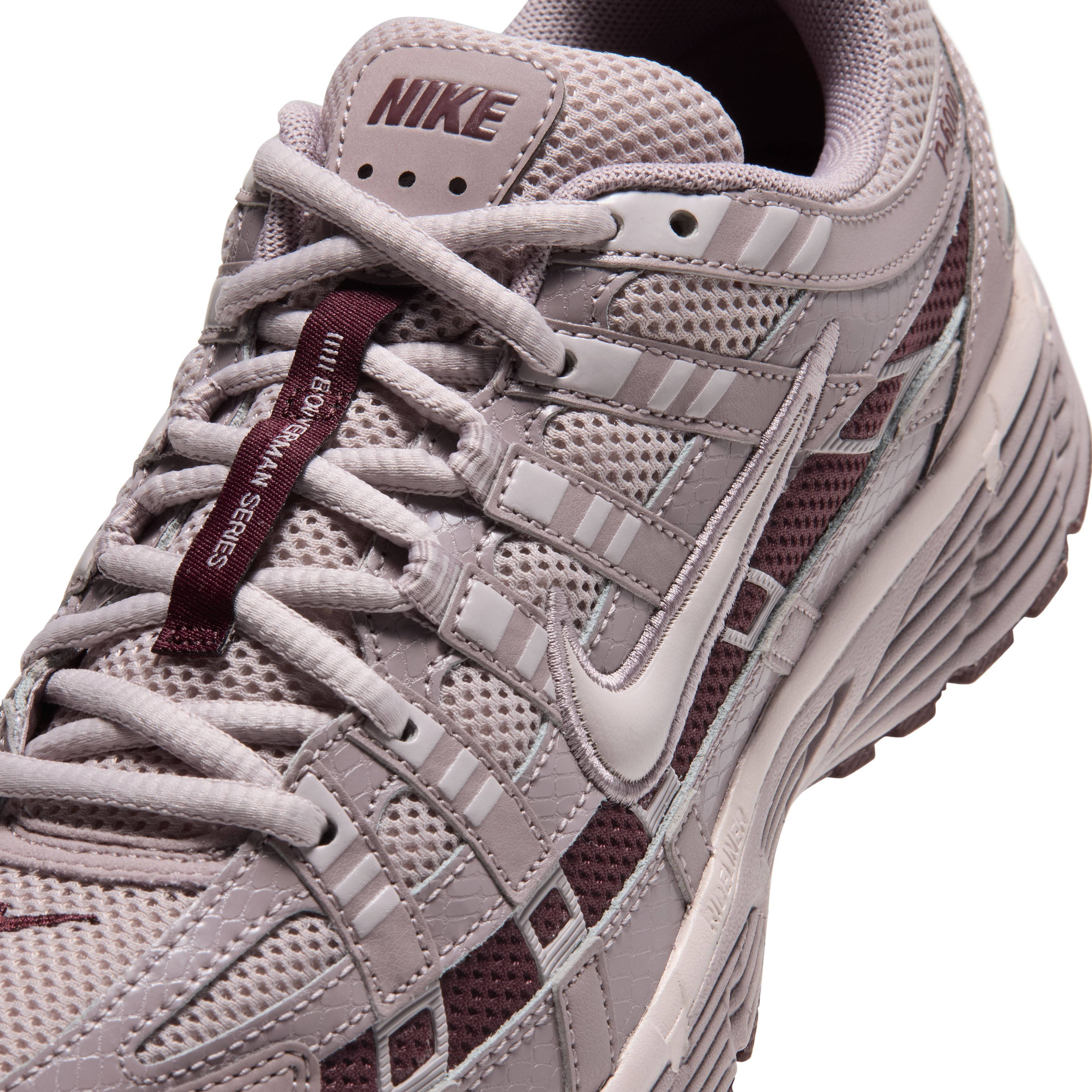Nike P 6000 Light Violet Ore Burgundy Crush IZ8909 226 tongue