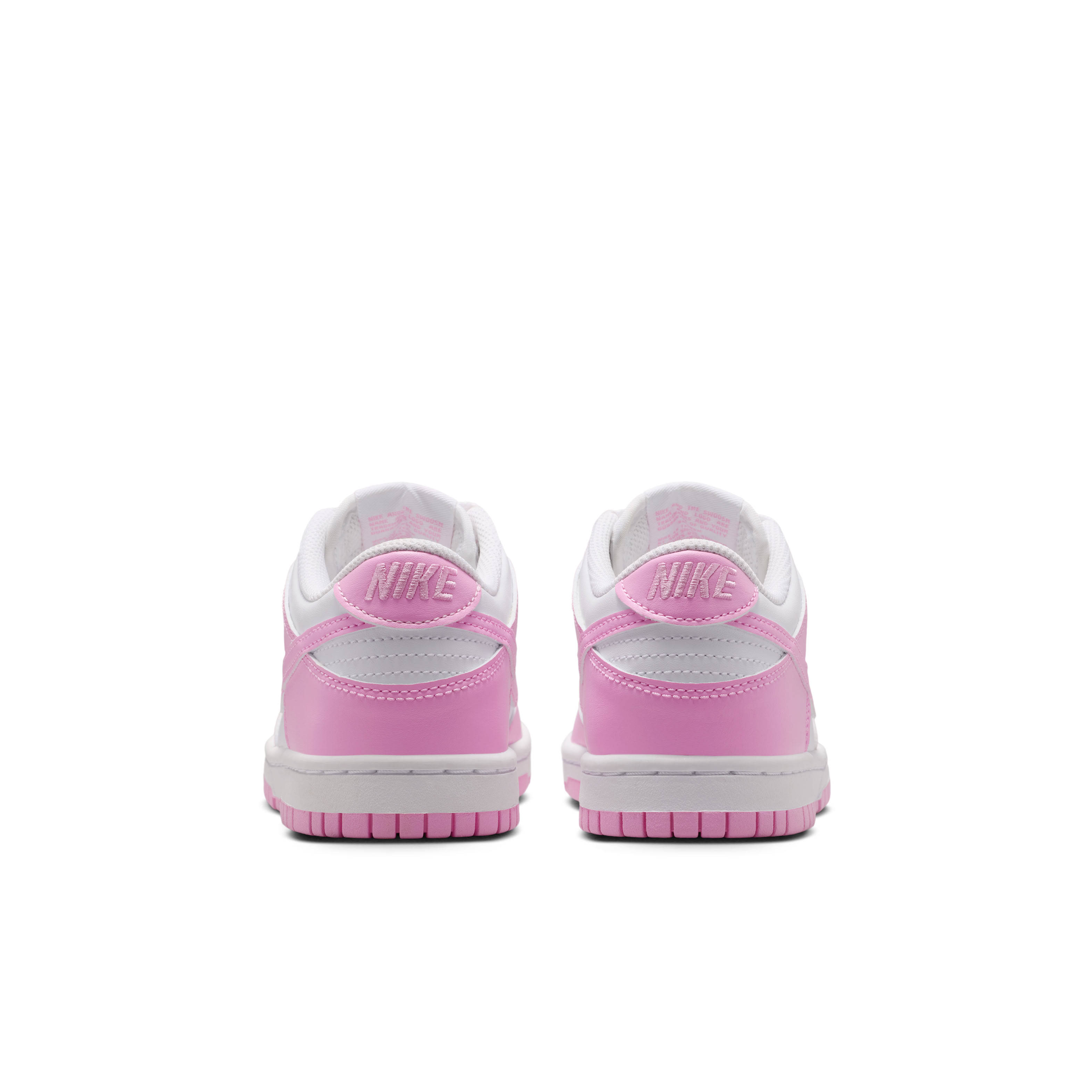 Nike Dunk Low GS Pink Rise Heel
