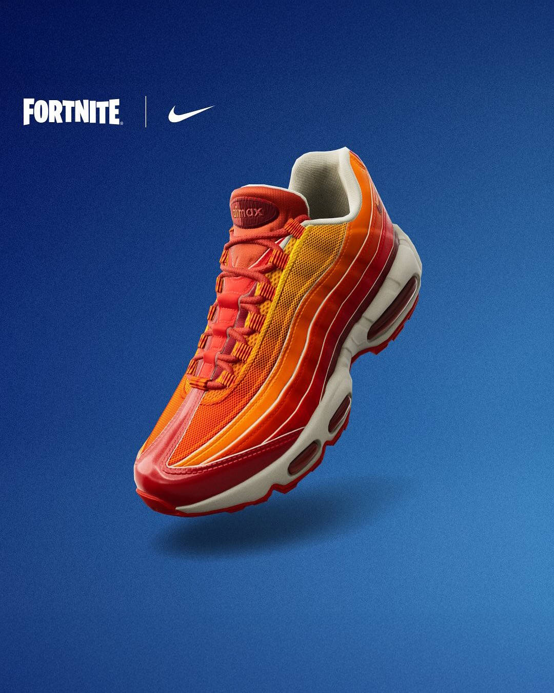fortnite in game fantastic four x nike air max 95 human torch