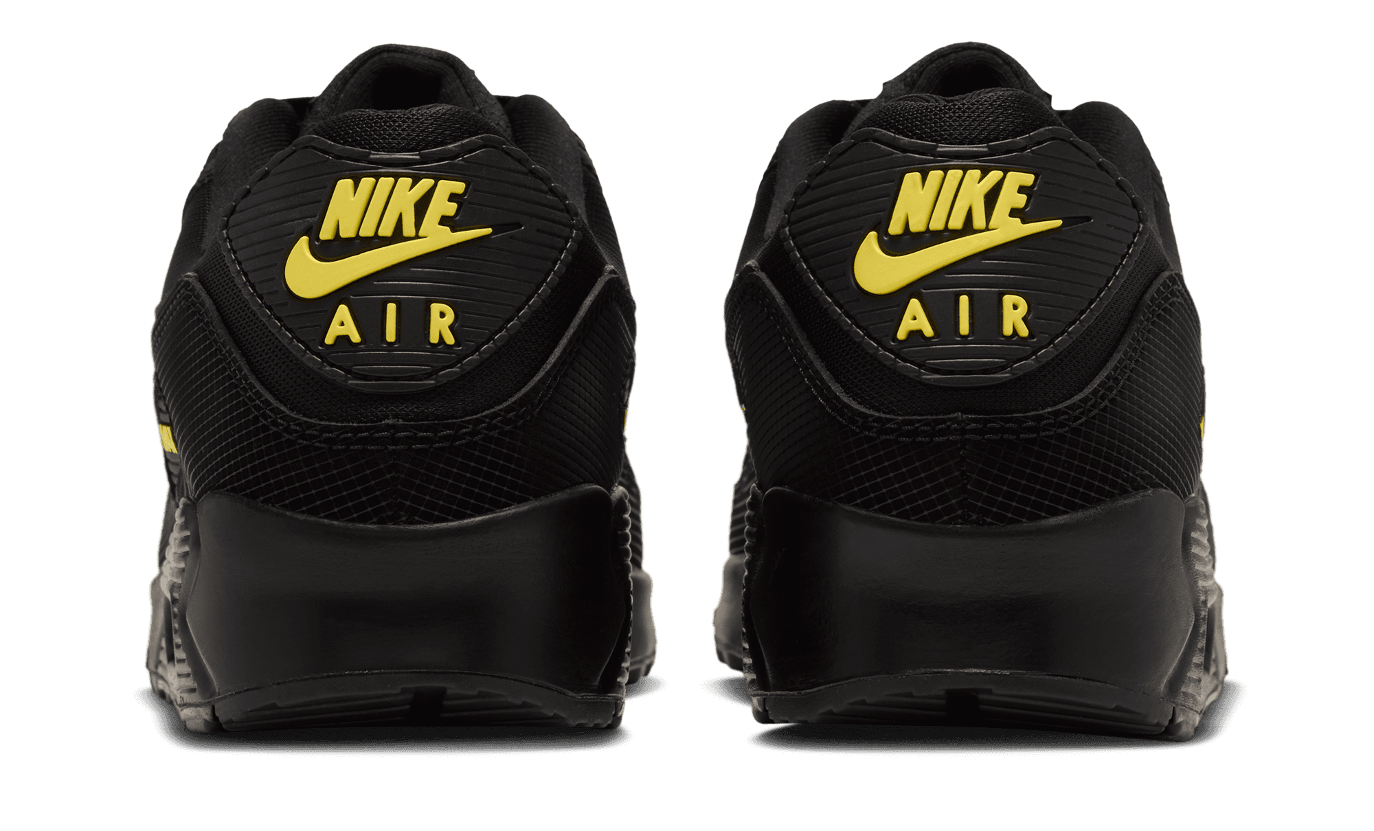 Nike Air Max 90 Black Chrome Yellow IM9616-002 back
