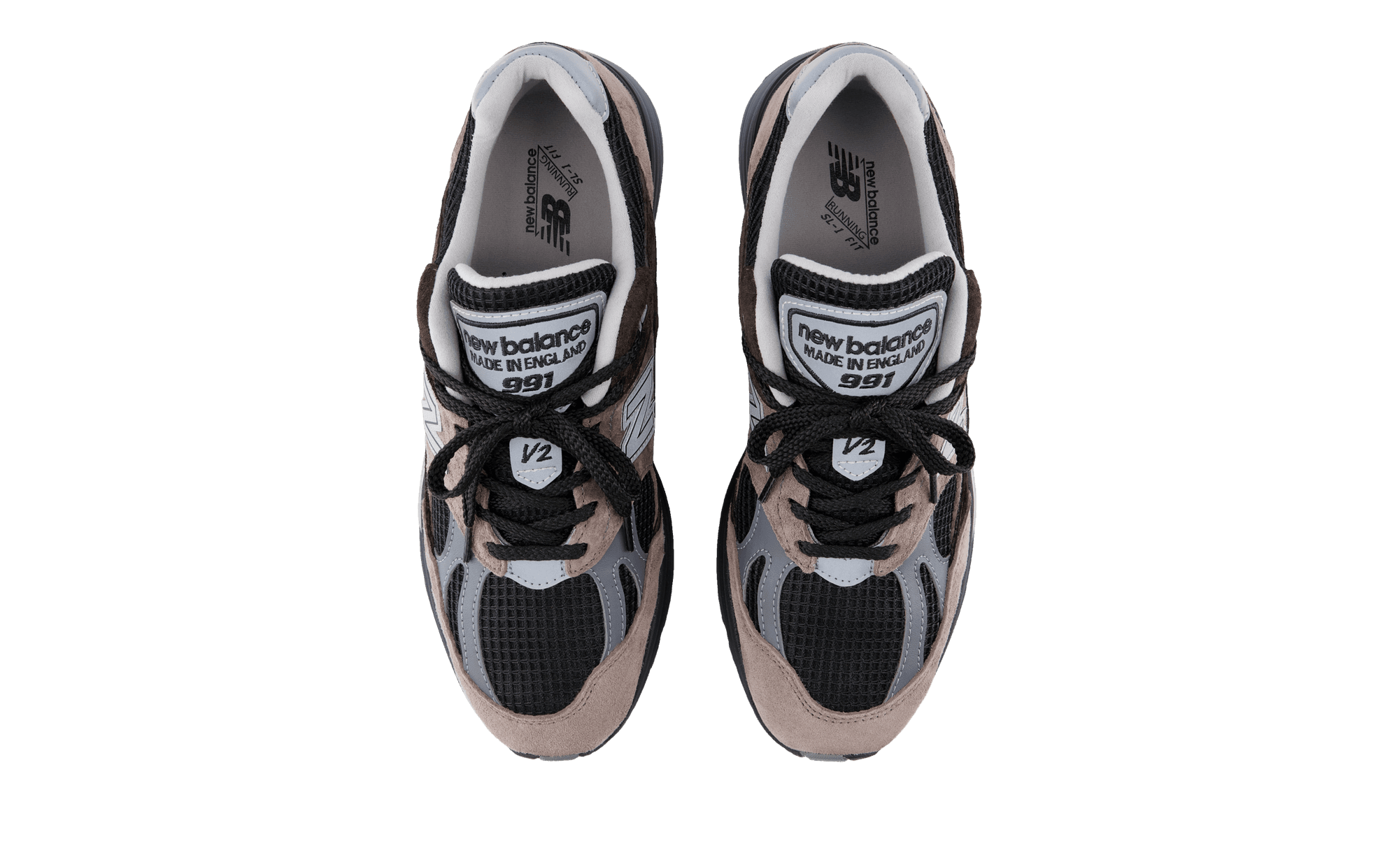 New Balance 991V2 Elevated Neutrals Iron Mulch middle
