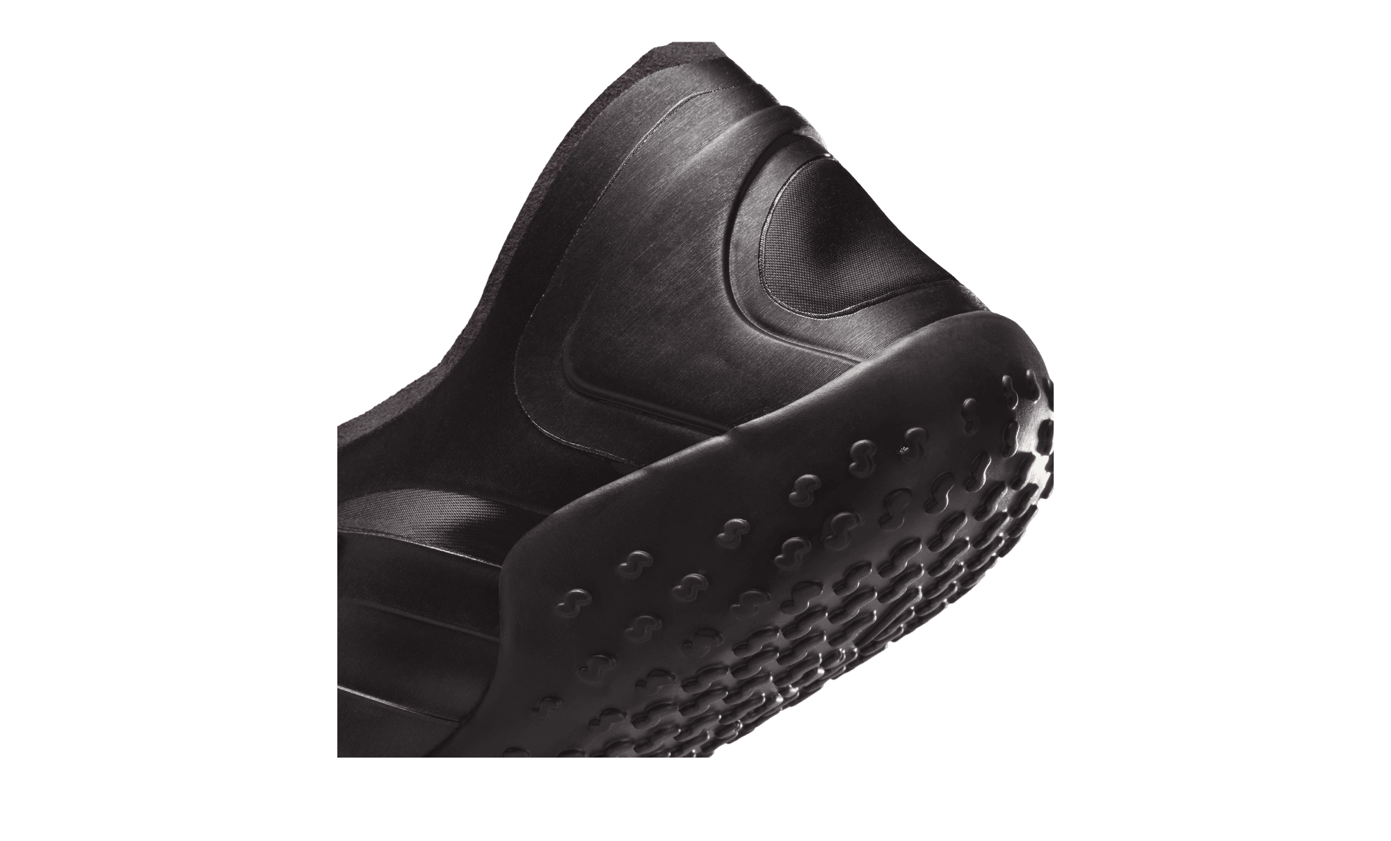 NikeSKIMS Rift Satin Shadow Brown IQ7158-201 heel