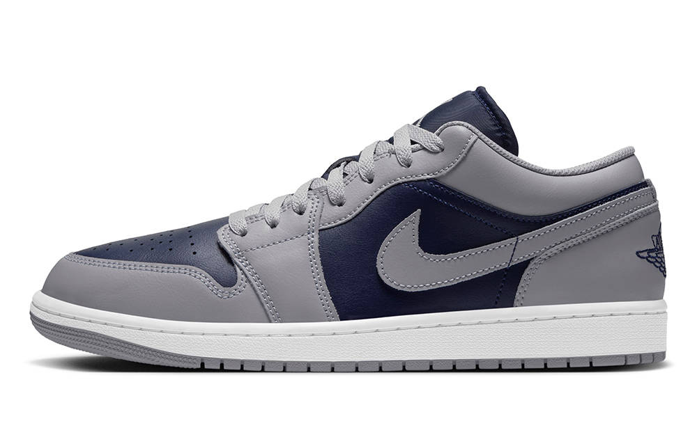 Air Jordan 1 Low Tech Grey White 553558-058