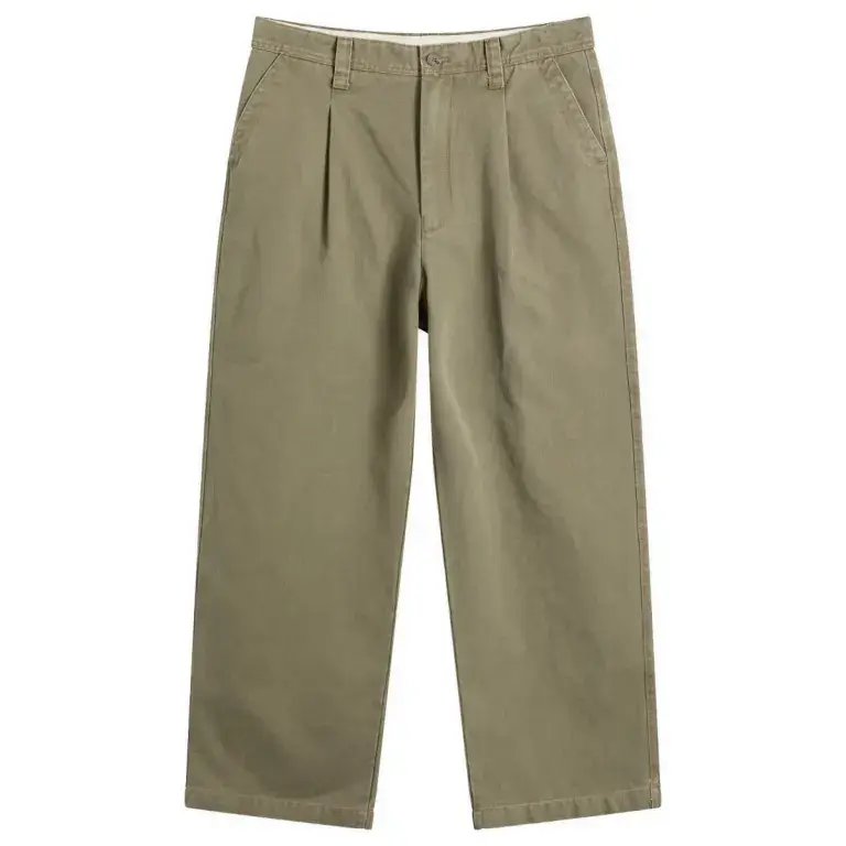Bound Heavy Canvas Workwear Trousers