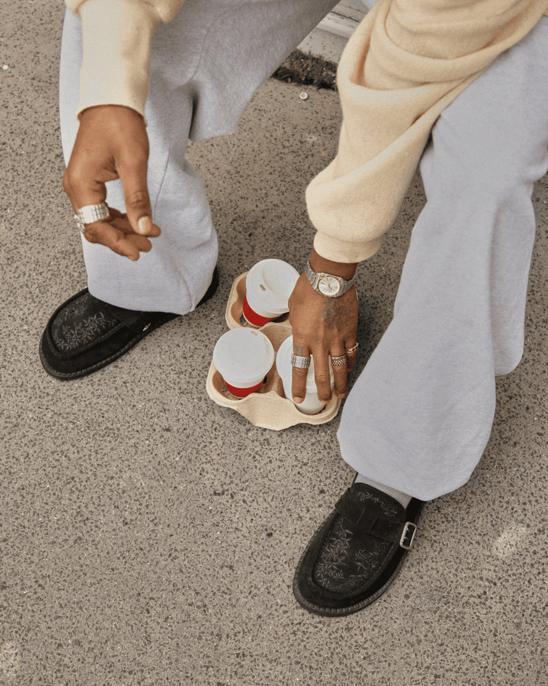 Duke + Dexter Winston Mule black editorial shot 