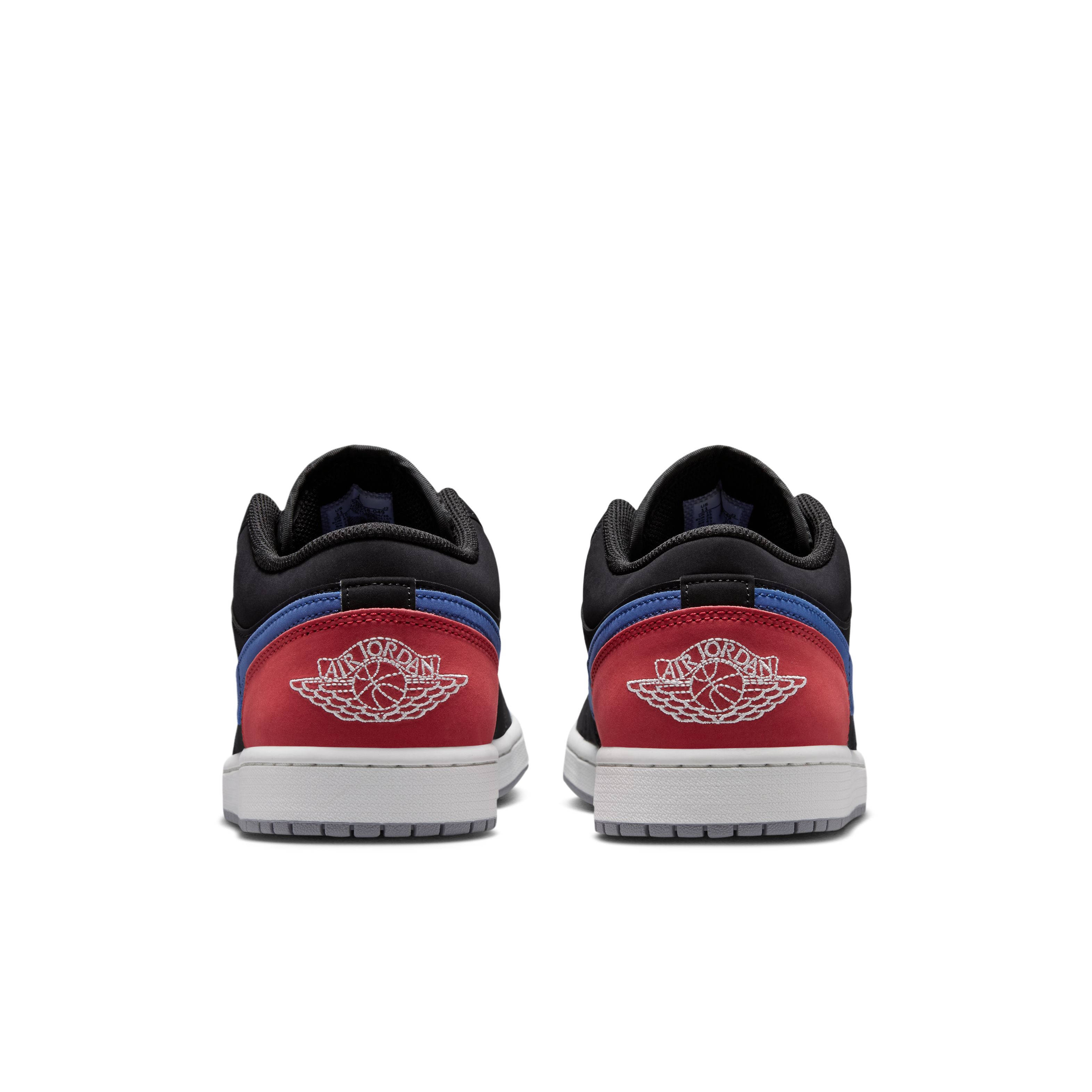 Air Jordan 1 Low True Blue Varsity Red 553558 049 back