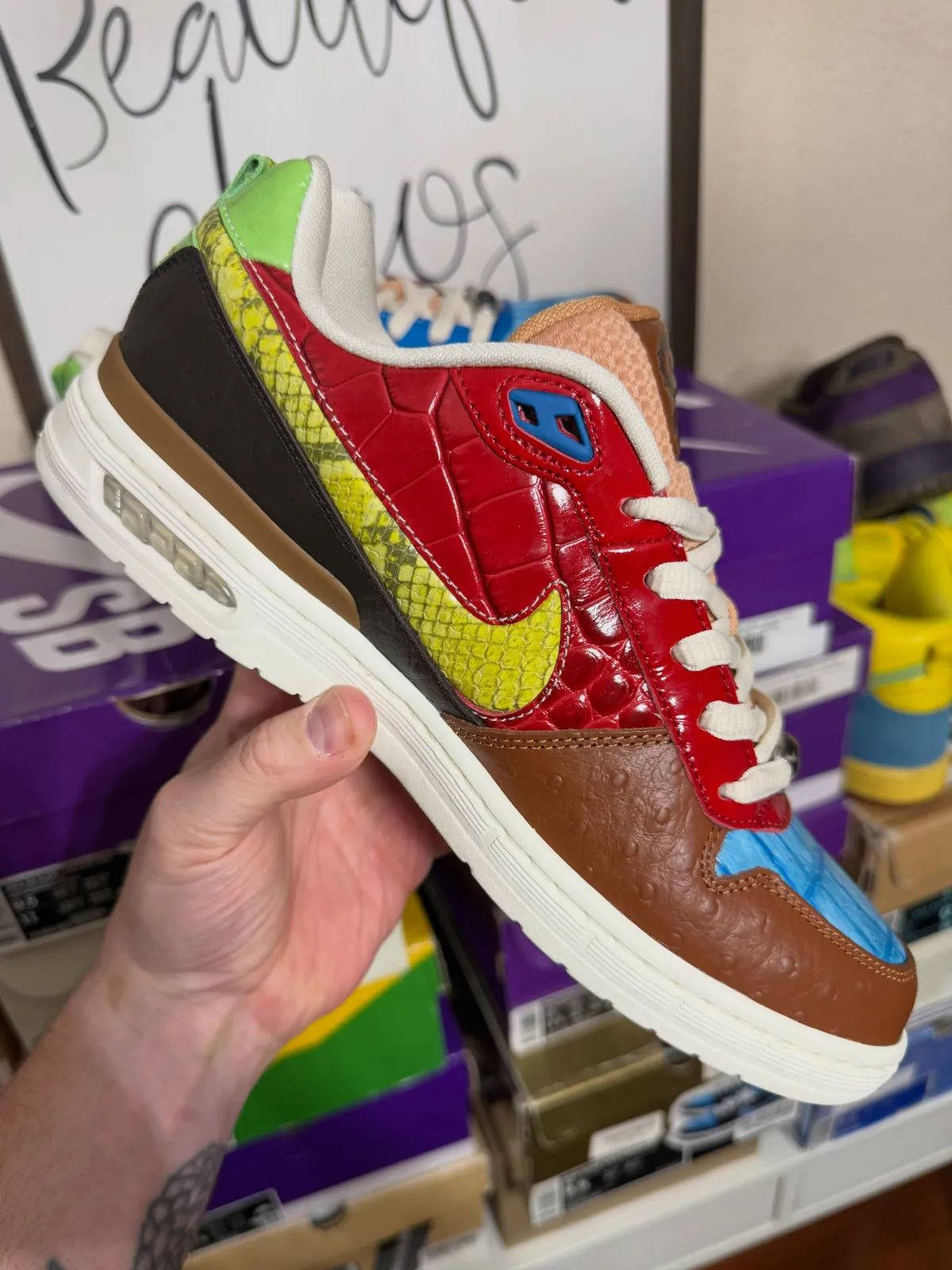 PaisaBoys x Nike SB P Rod 1 Scorpion IU7852 300 heel