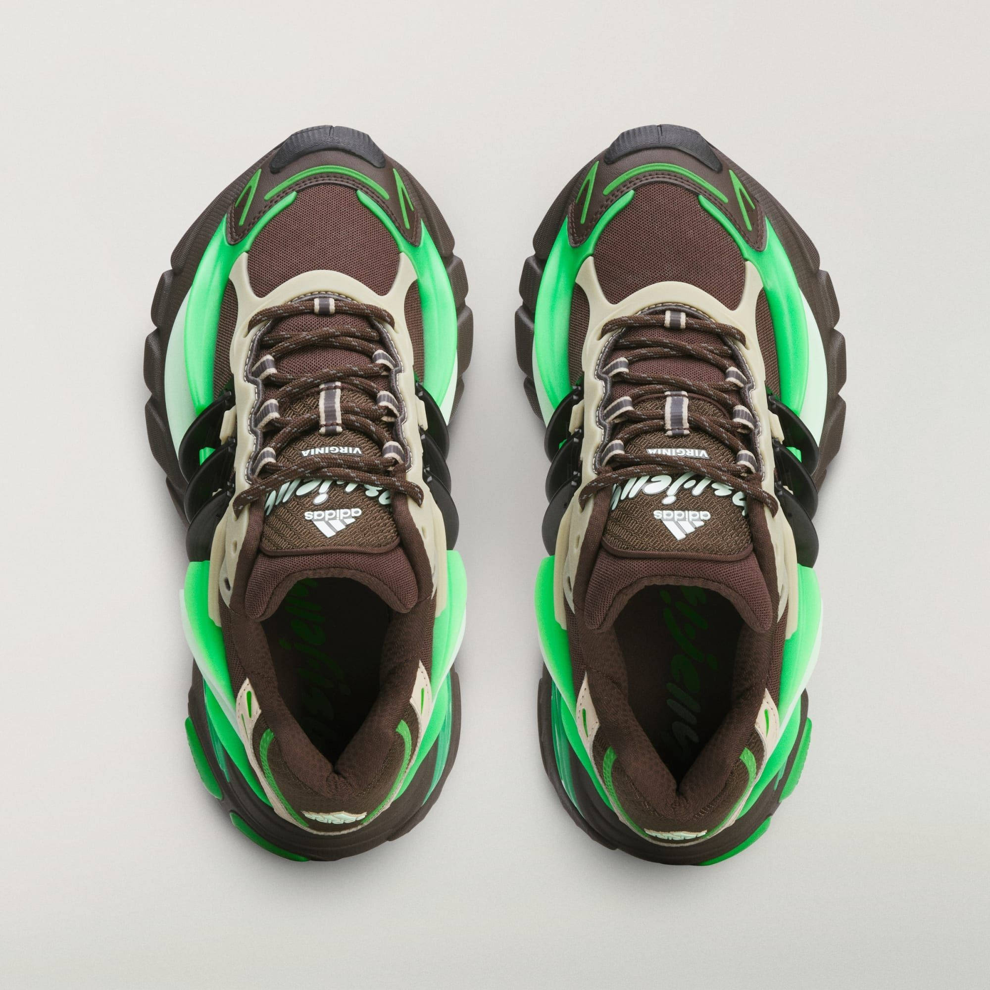 Pharrell x adidas Adistar Jellyfish Brown Green KK2888 middle