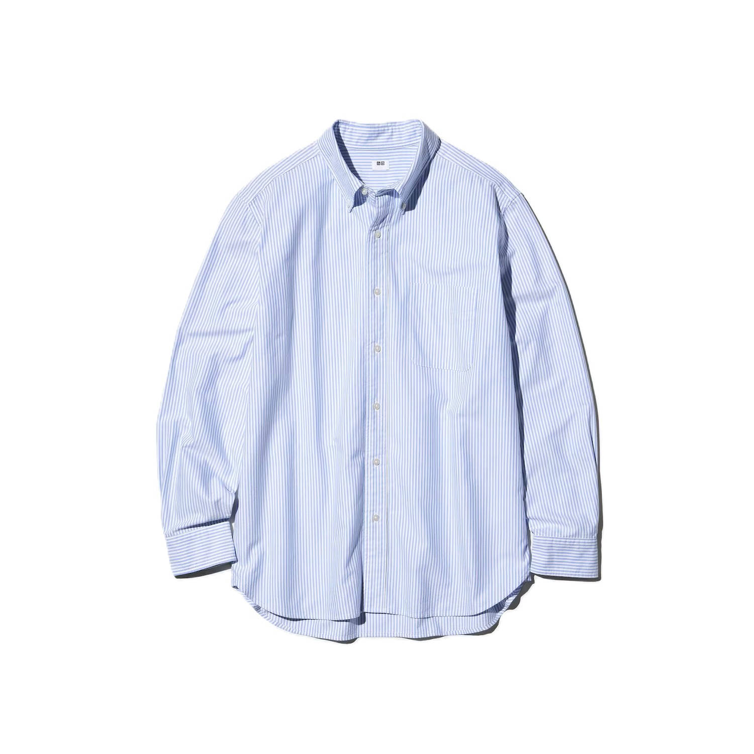 uniqlo oxford shirt blue