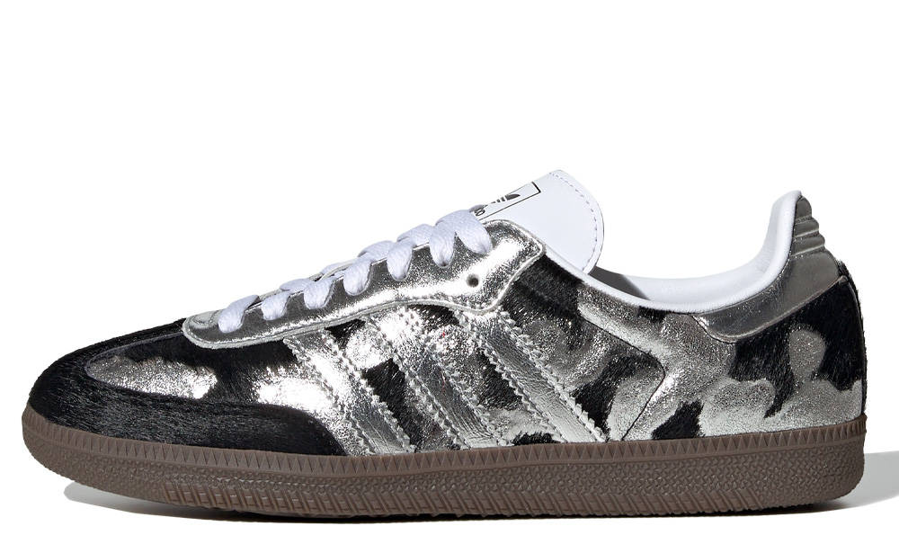 adidas Samba OG Black Pony Hair Silver Metallic