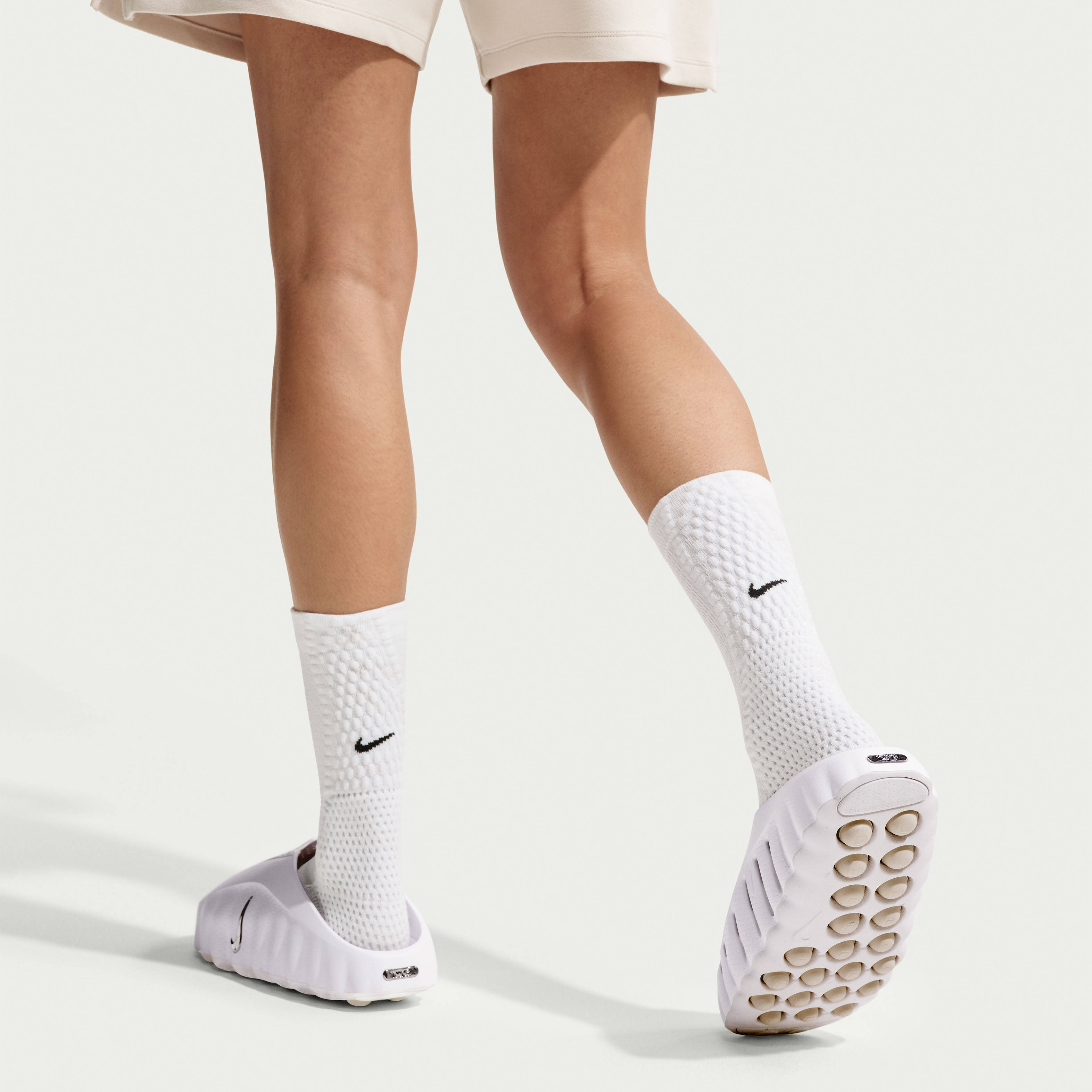 Nike Mind 001 Summit White Phantom On Feet