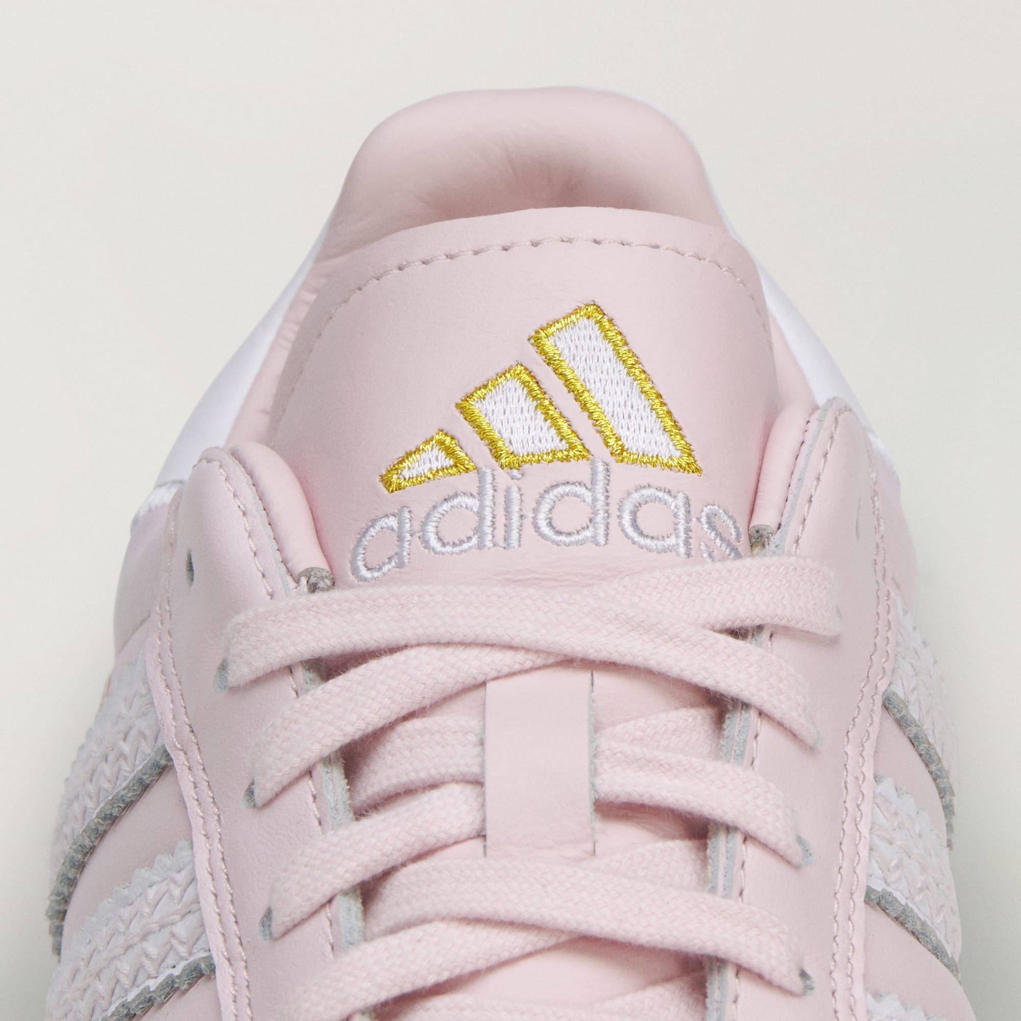 CLOT x adidas Samba Espadrille Pink KI4328 tongue