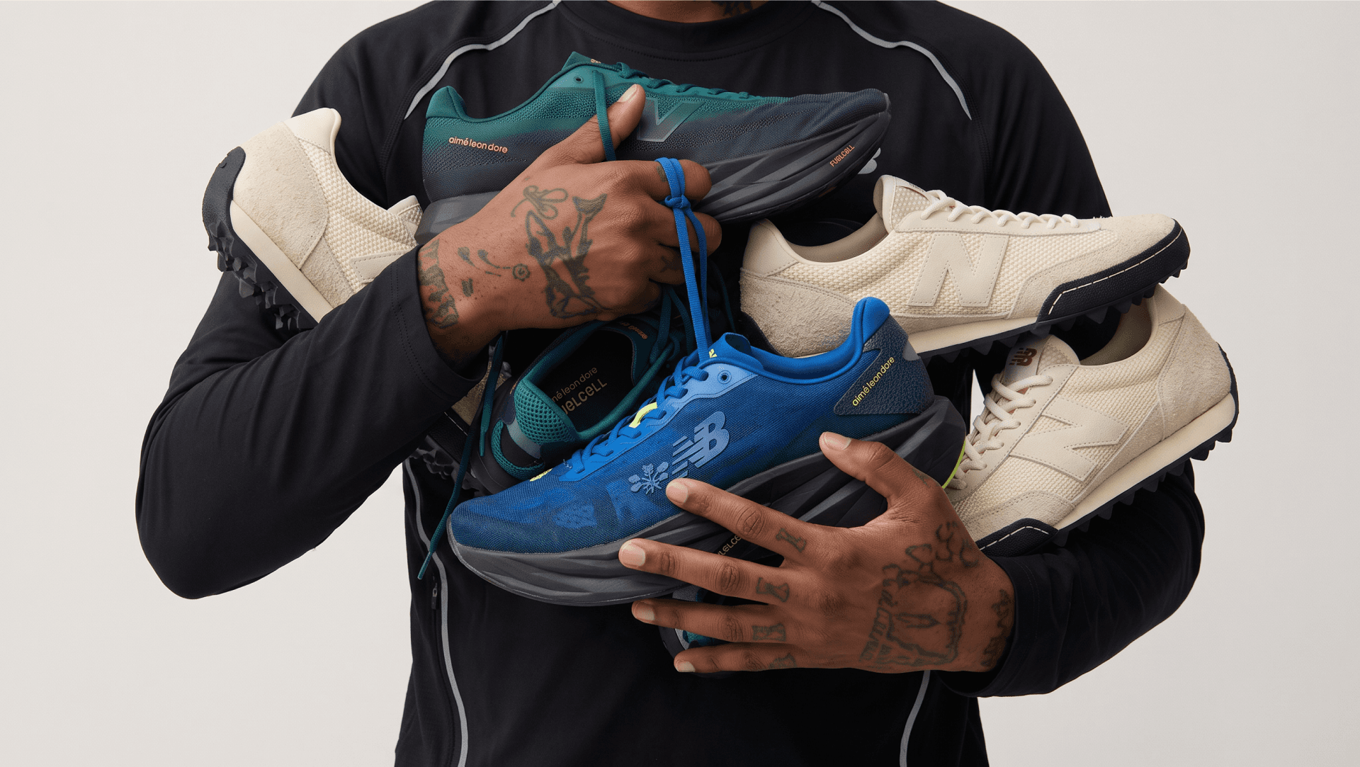 New Balance x Aimé Leon Dore running trainers