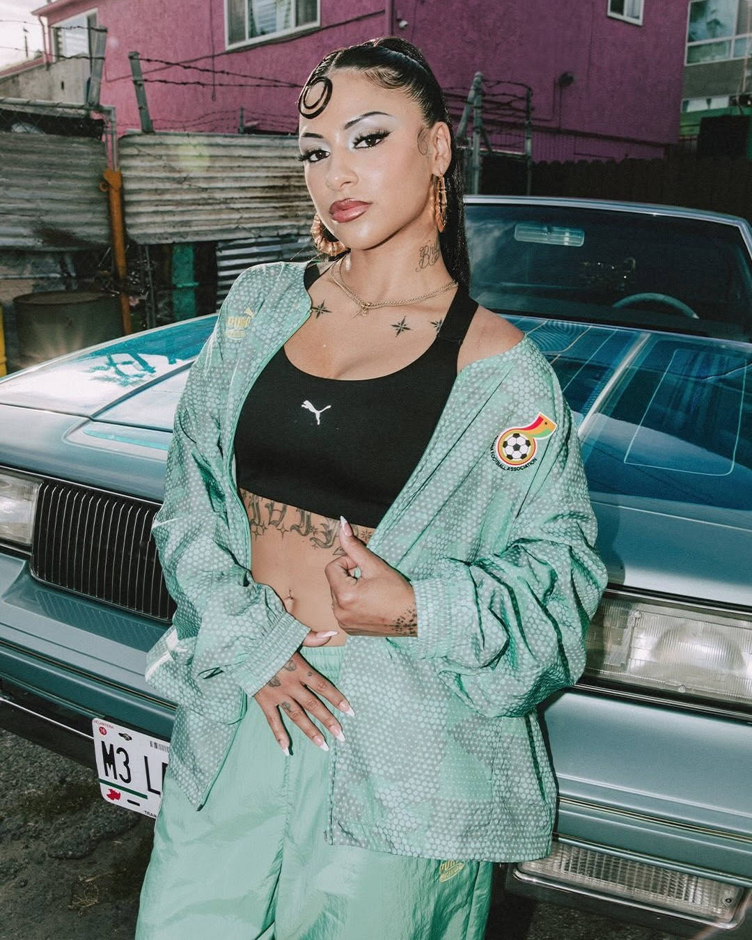 salehe bembury x puma ghana track jacket editorial