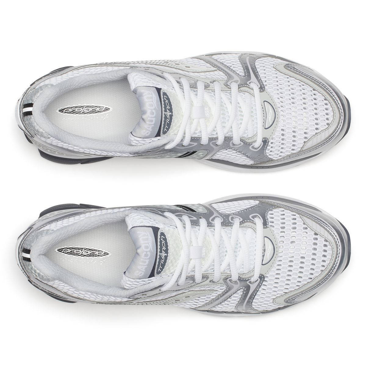 Saucony ProGrid Triumph 4 White Silver Grey S70704 26 middle