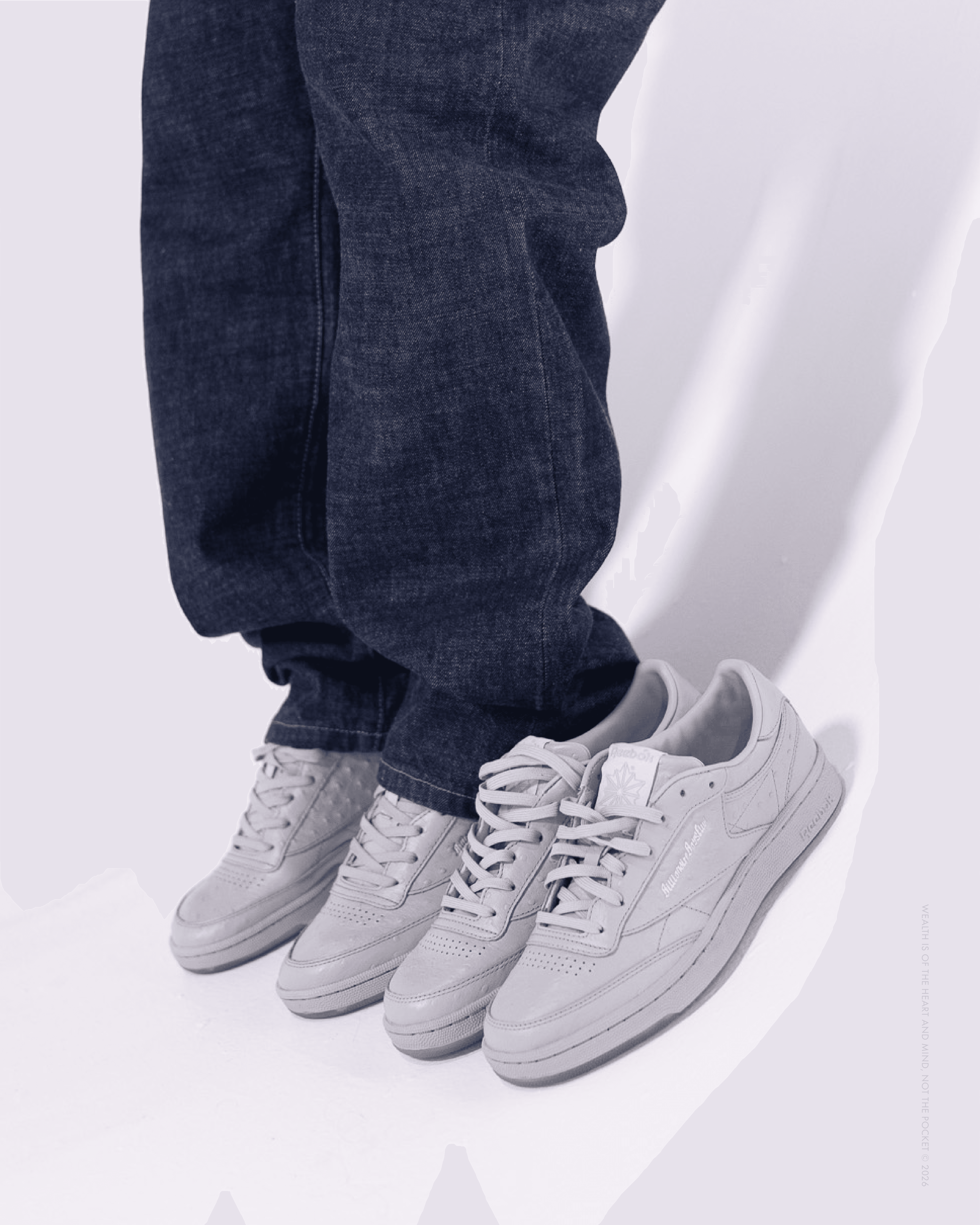 bbc x reebok club c editorial image