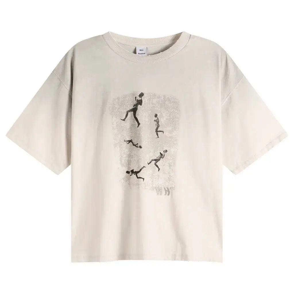 running graphic t shirt crop