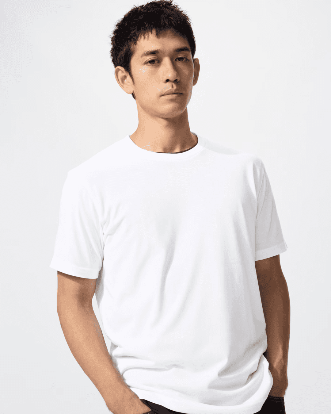 DRY Colour Crew Neck T-Shirt White