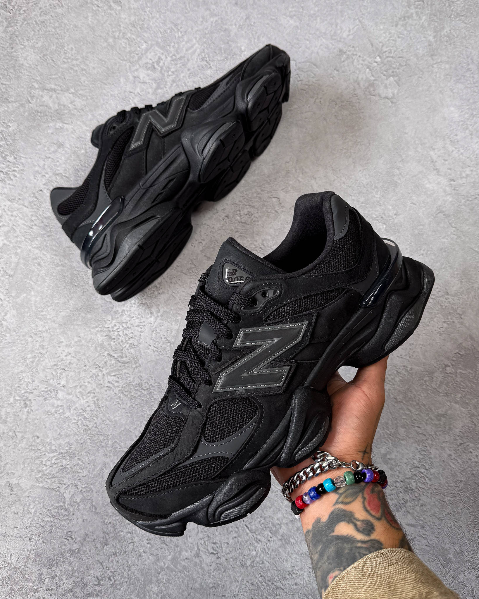 New Balance 9060 triple black
