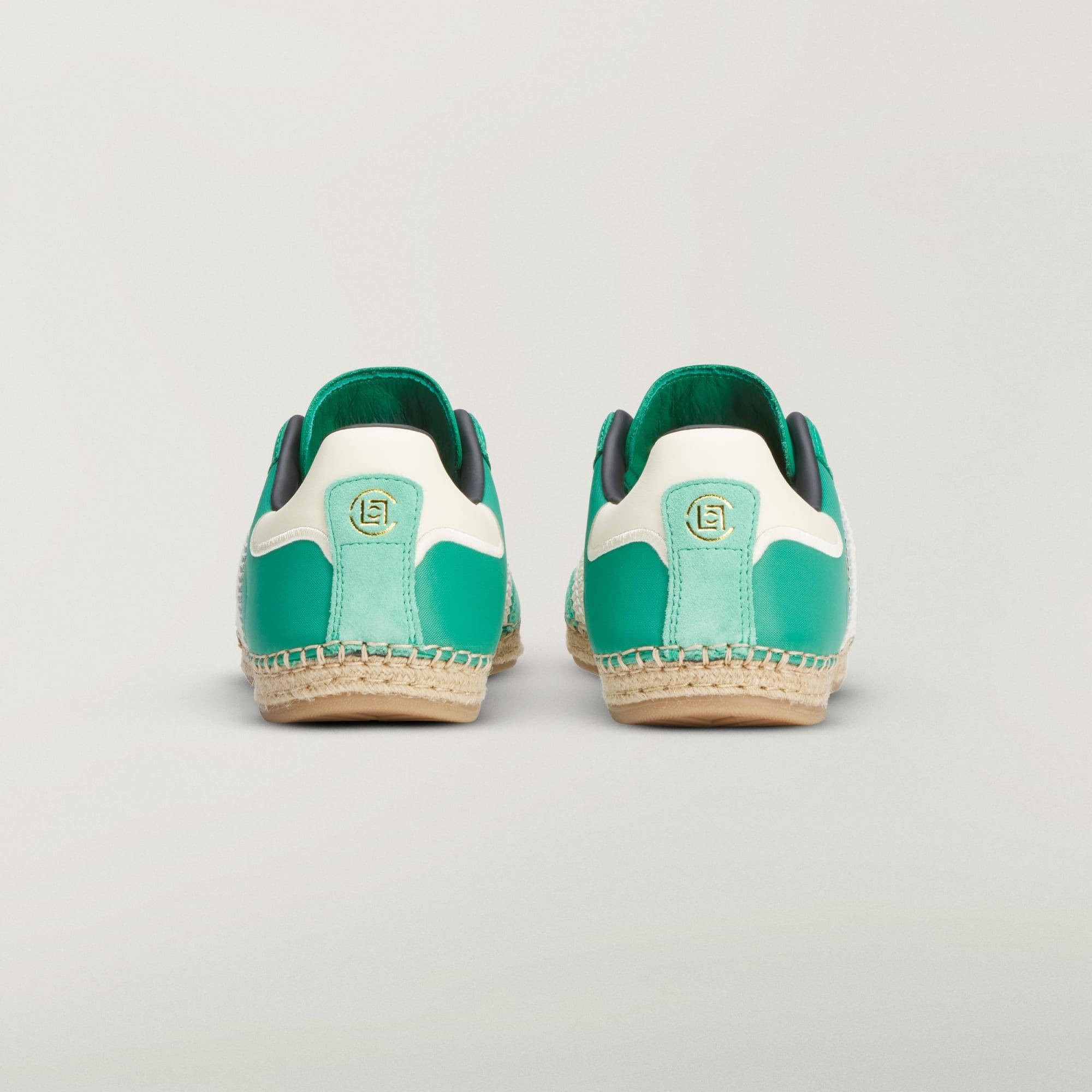 CLOT x adidas Samba Espadrille Green KI4326 back