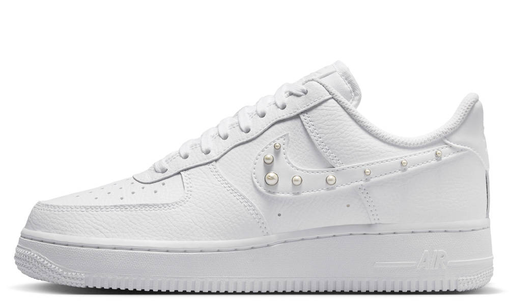Nike Air Force 1 Low White Pearl Swoosh