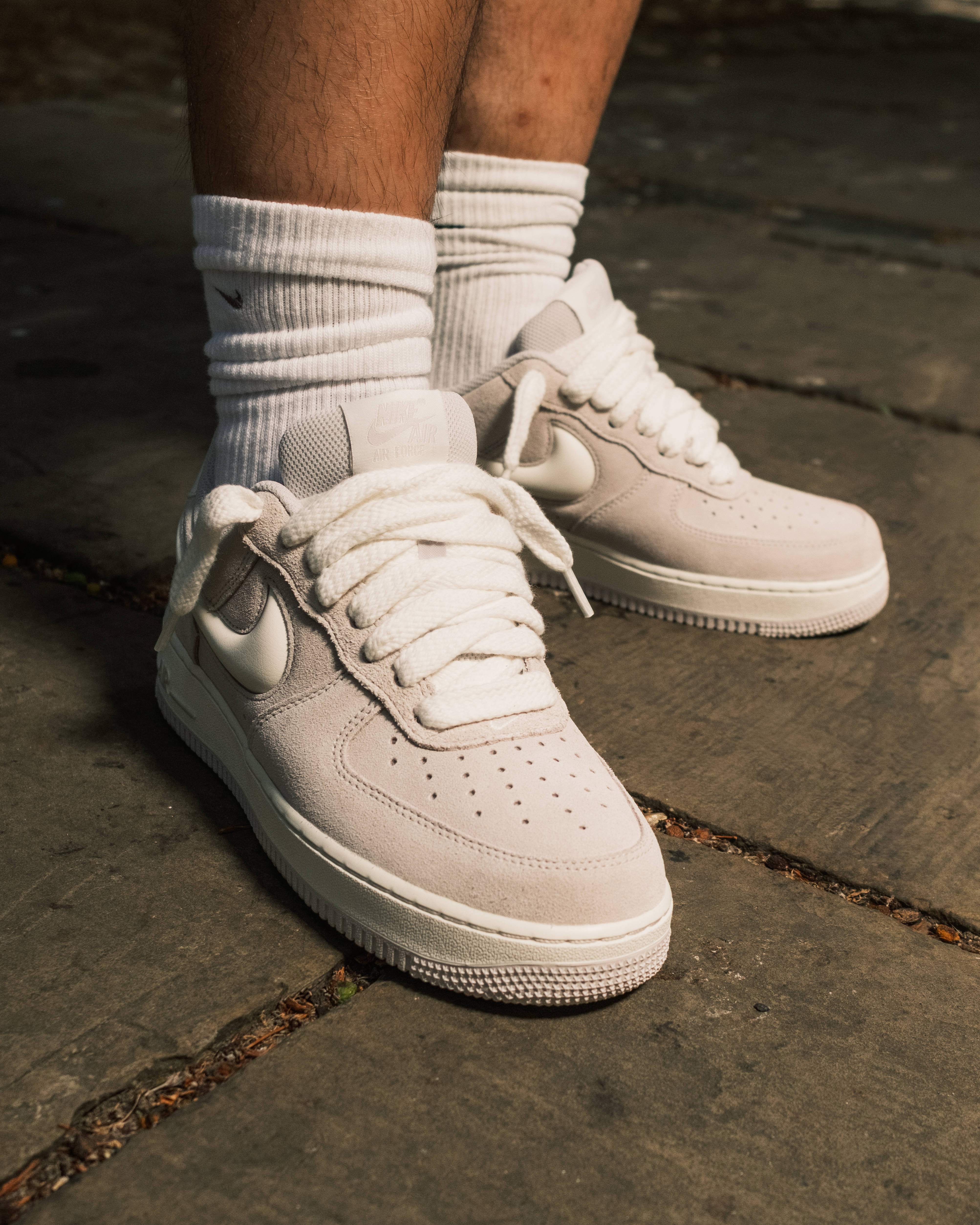 air force 1 editorial side angle profile shot angled lighting