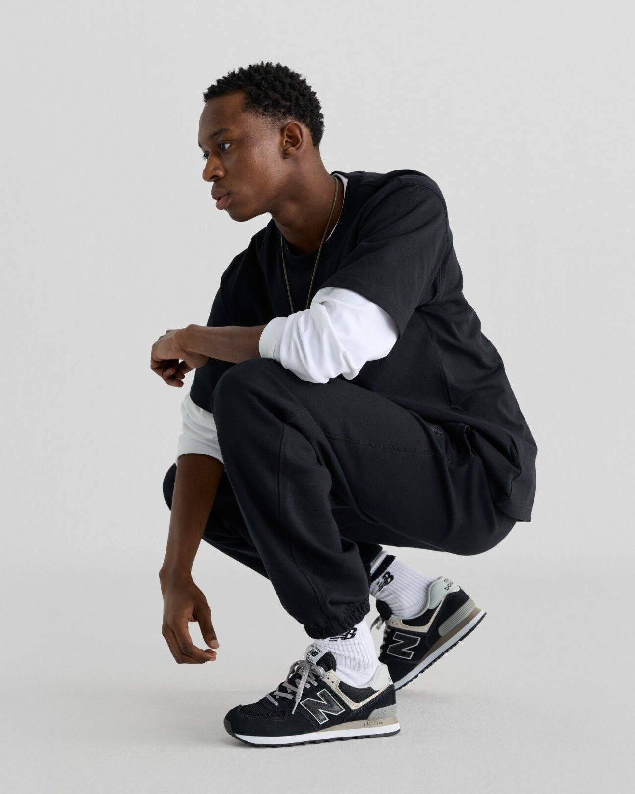 new balance 574 modelled