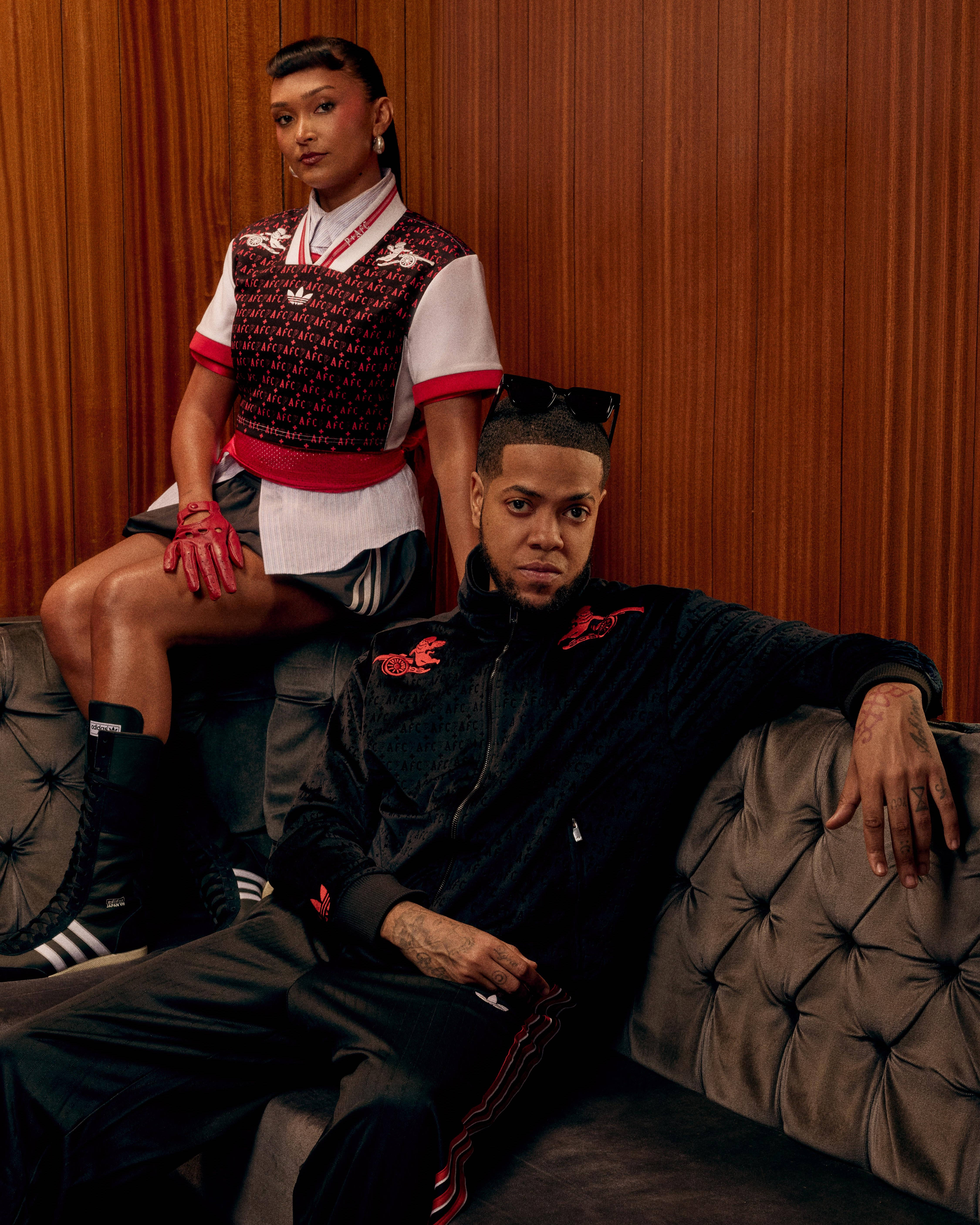 Arsenal FC Places+Faces Track Top editorial chipmunk joy crookes