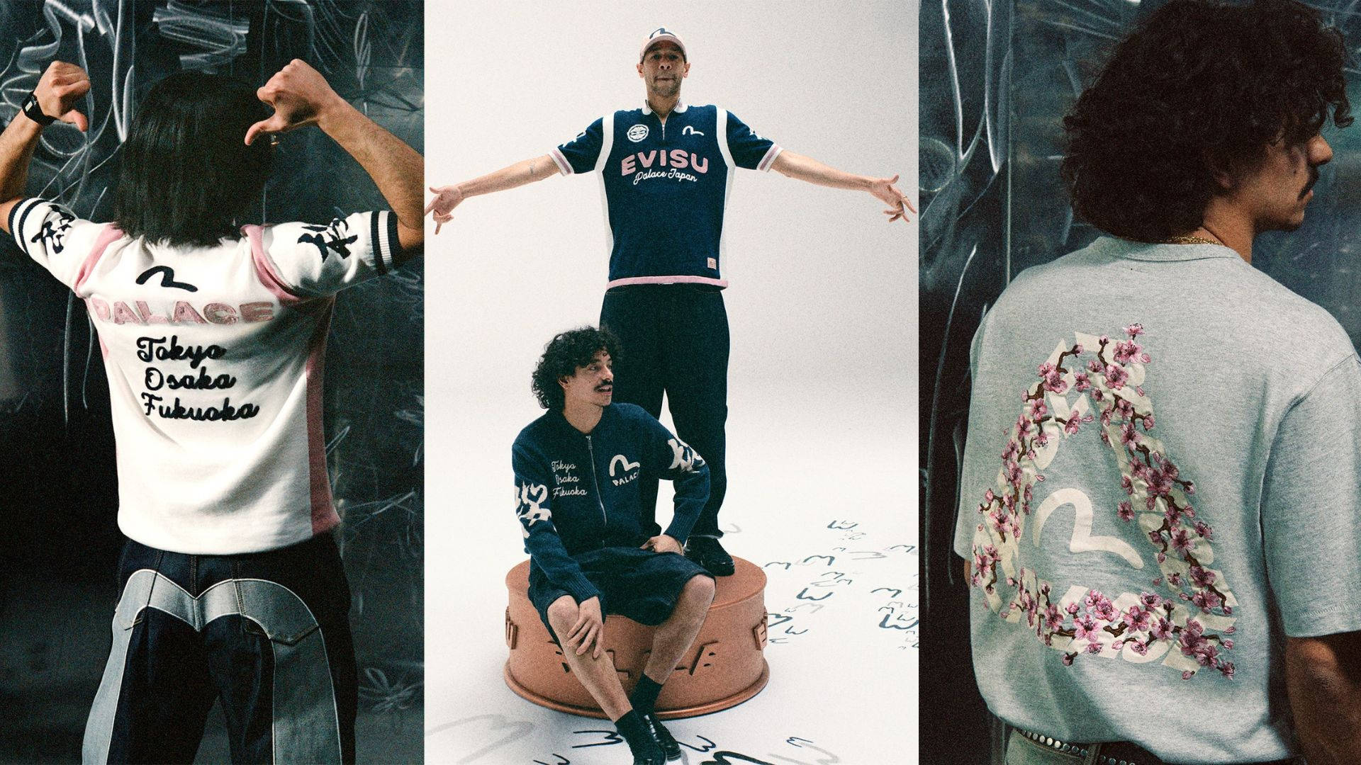 Palace Skateboards and EVISU Reunite for a Spring Collection