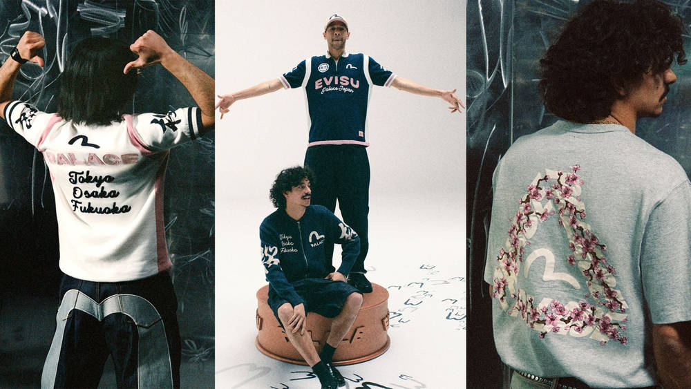 Palace Skateboards and EVISU Reunite for a Spring Collection Palace Skateboards and EVISU Reunite for a Spring Collection