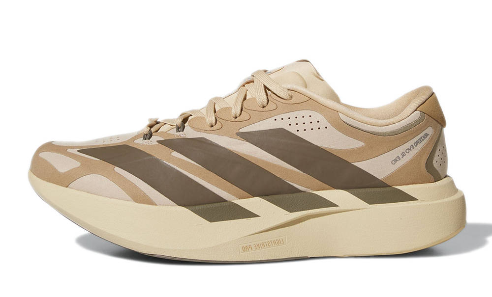 adidas Adizero EVO SL EXO Suede Magic Beige Carbon KI2685