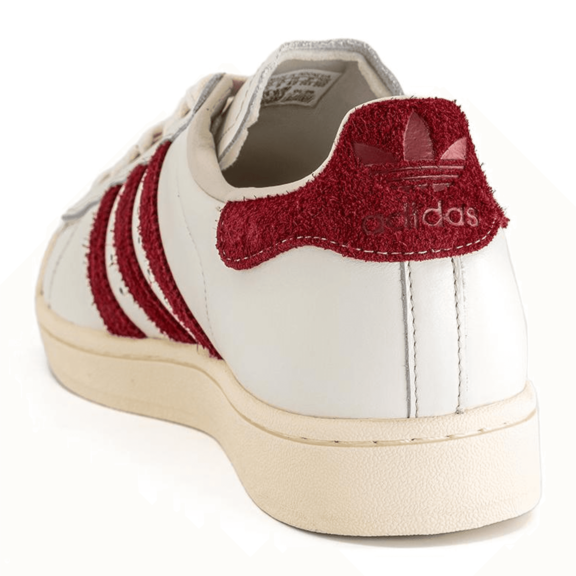 adidas Superstar II Off-White Rust Red KZ6733 heel