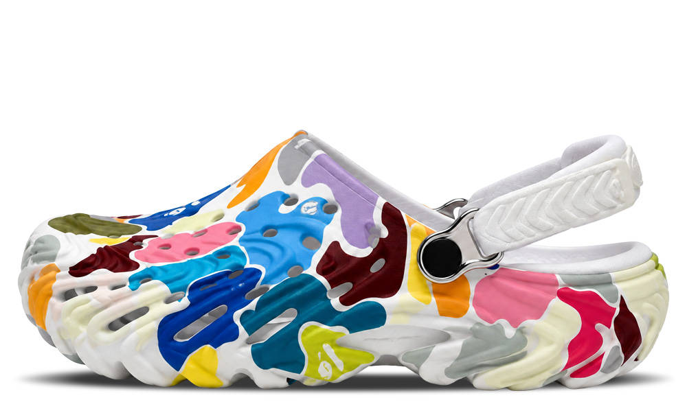 BAPE x Crocs Echo Clog 2 White Multi