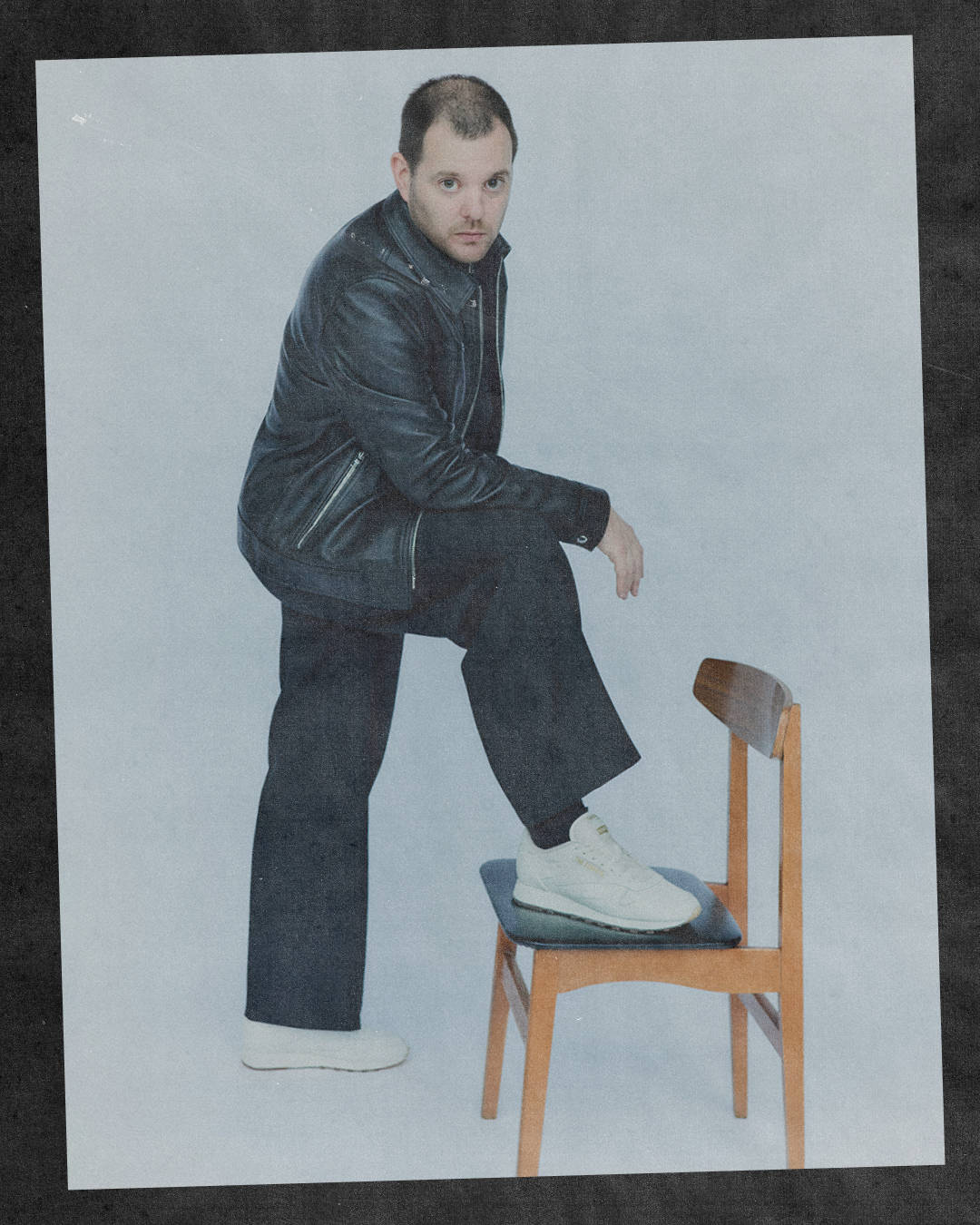 mike skinner posing in his reebok collaboration 2024
