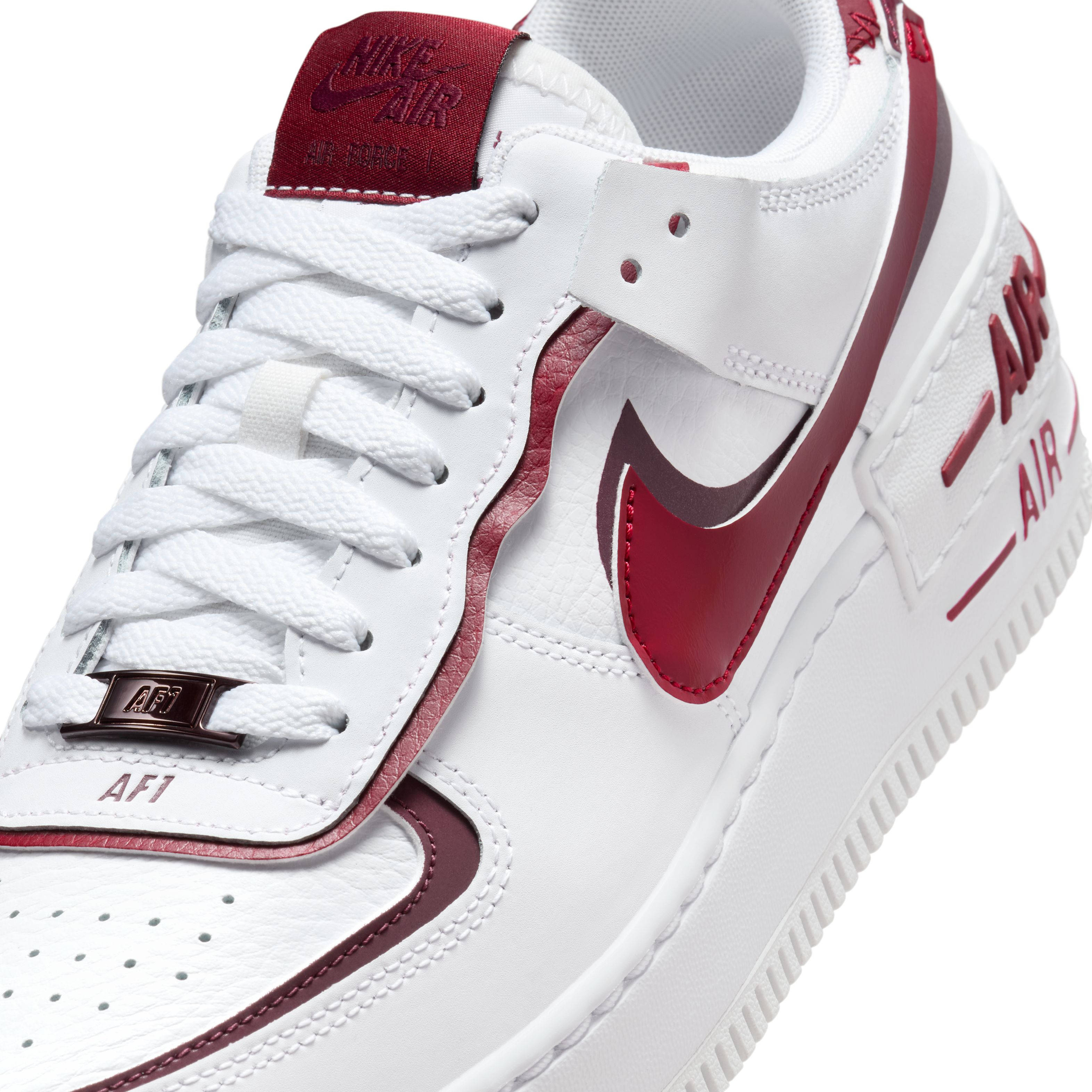 Nike Air Force 1 Shadow White Night Maroon CI0919 123 side