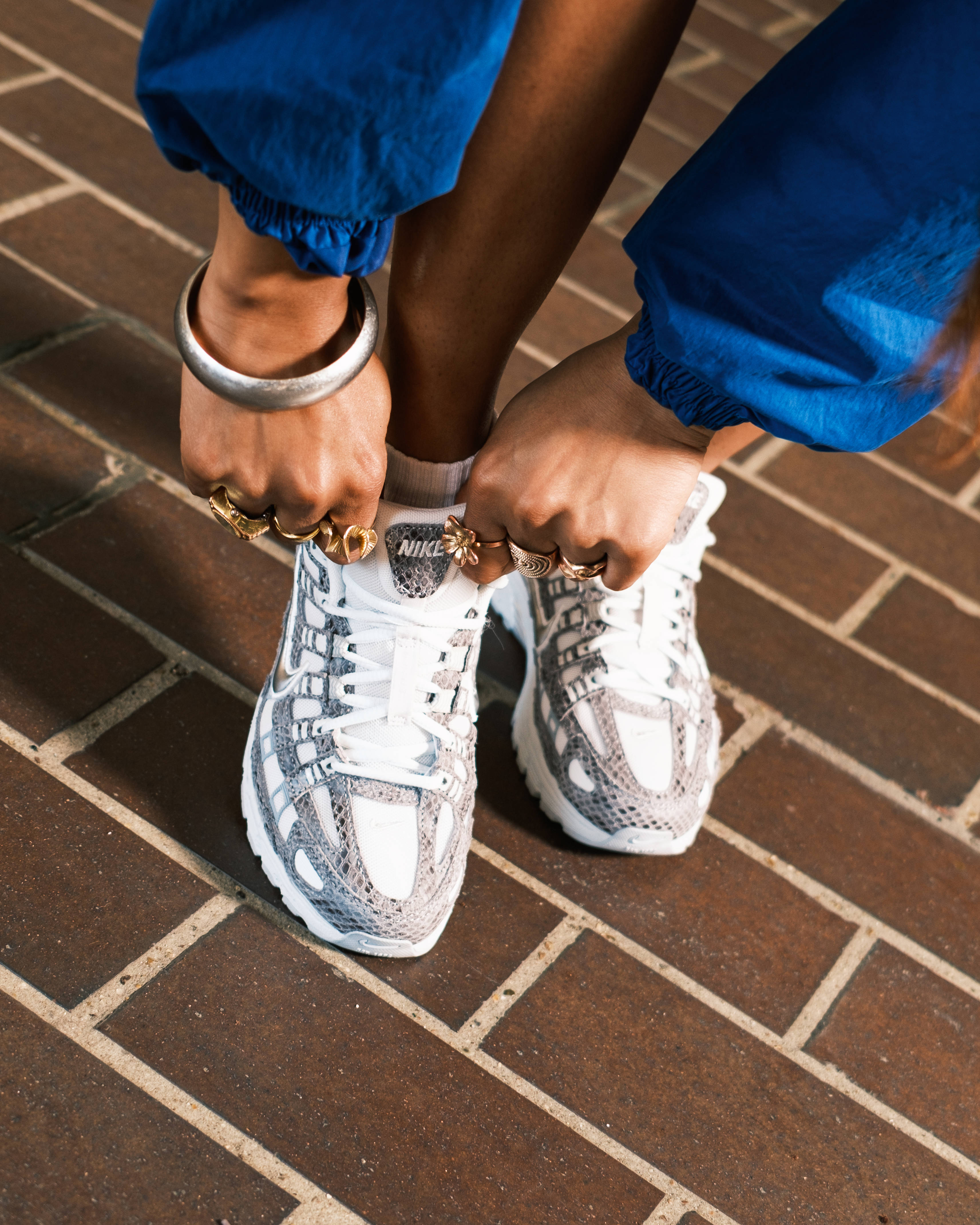 Nike P-6000 Snakeskin Light Bone