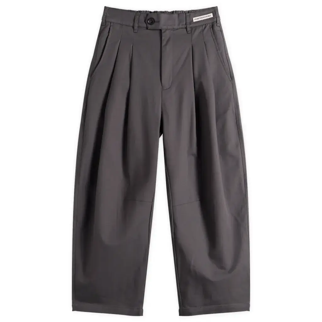Porter James Dart-Knee Pleated Trousers
