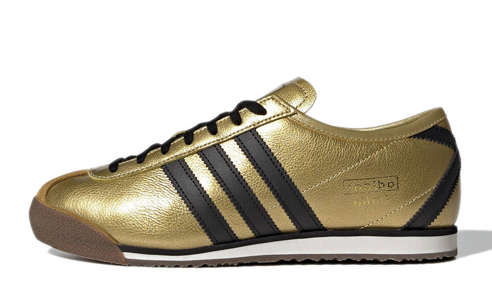 adidas Italia 70s Gold Metallic Black IH6948