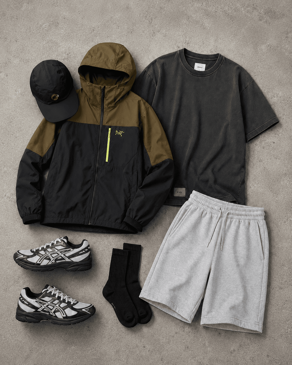 casual outfit for styling the asics gel 1130