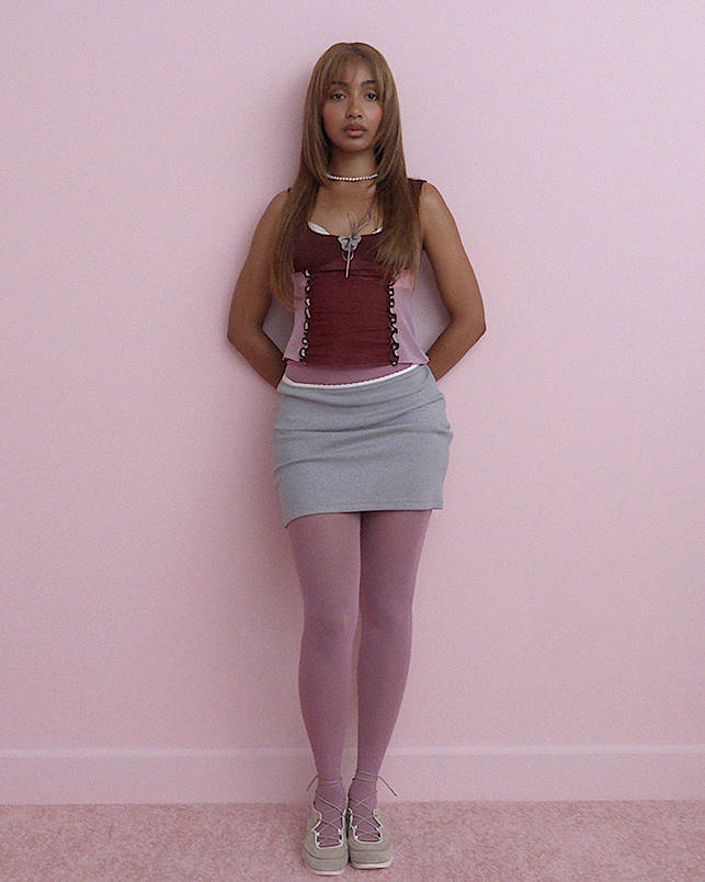pinkpantheress wearing ugg campaign